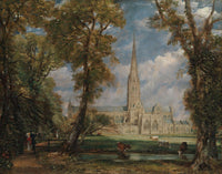 Salisbury Cathedral From The Bishops Grounds by John Constable