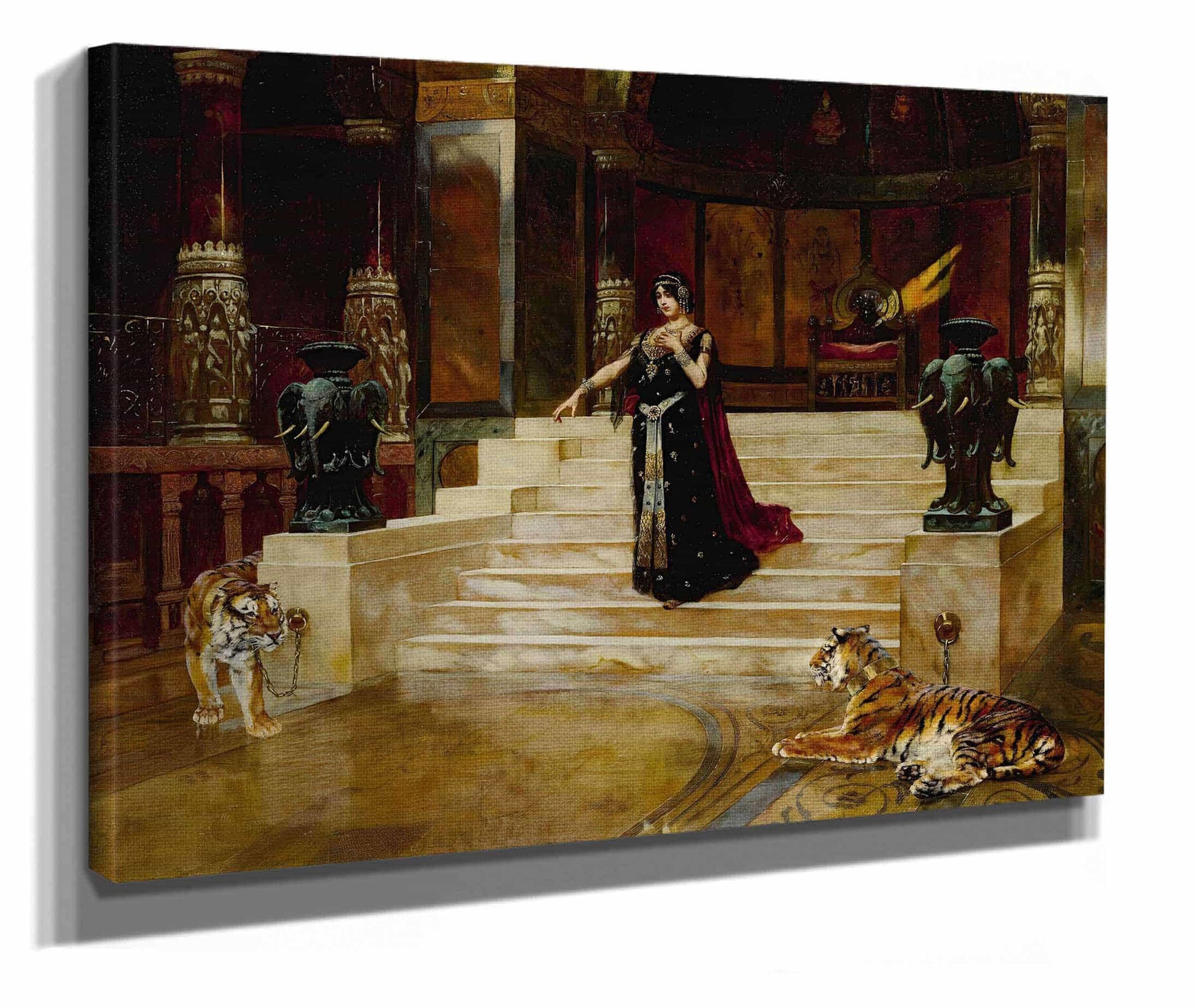 Salome And The Tigers by Rudolf Ernst