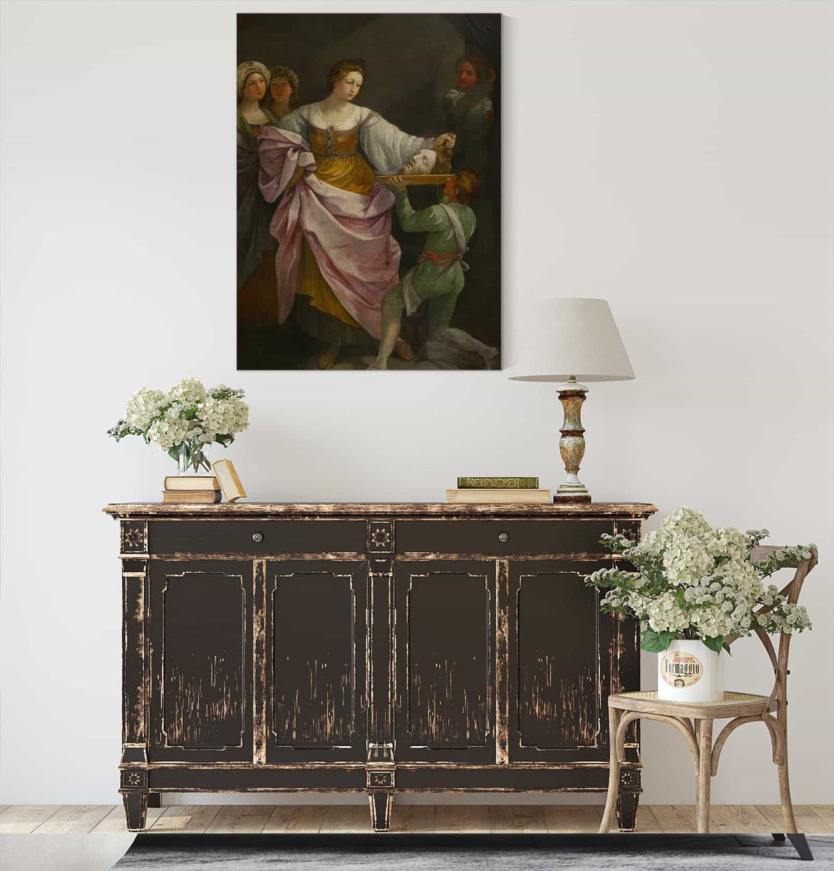 Salome With The Head Of Saint John The Baptist by Guido Reni