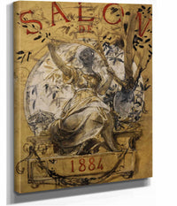 Salon De Projet De Couverture by Luc Olivier Merson