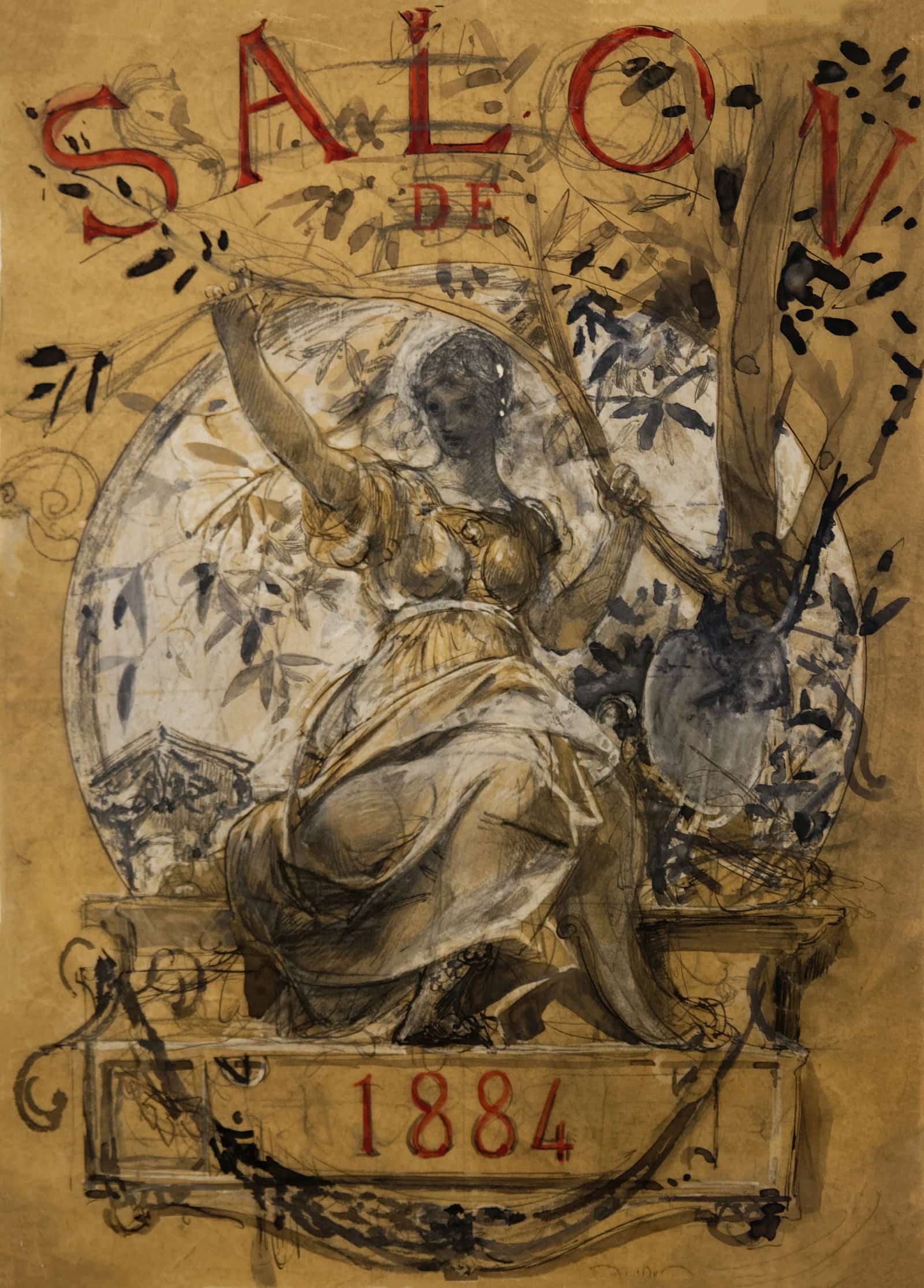 Salon De Projet De Couverture by Luc Olivier Merson