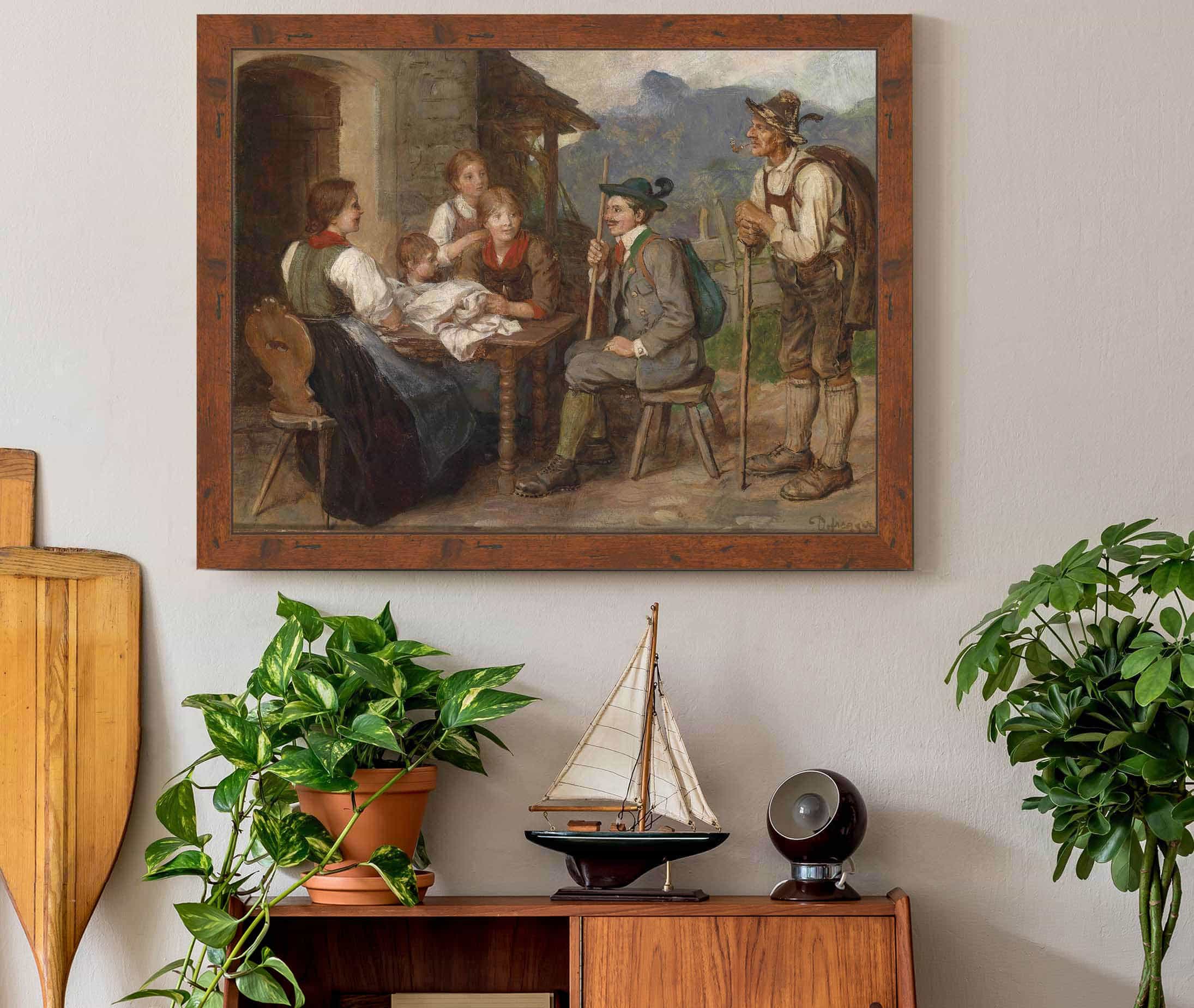 Salon Tiroler by Franz Von Defregger