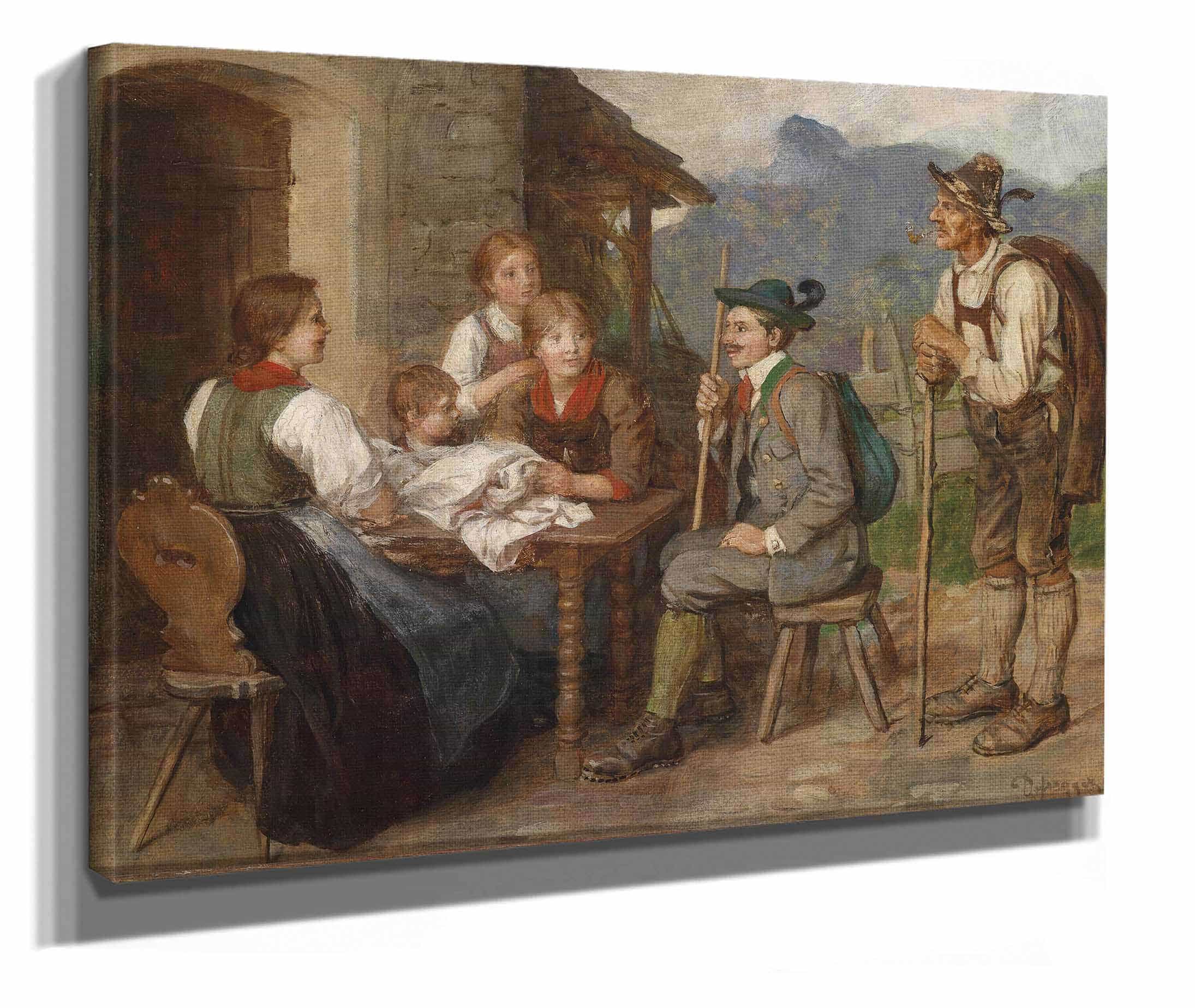 Salon Tiroler by Franz Von Defregger