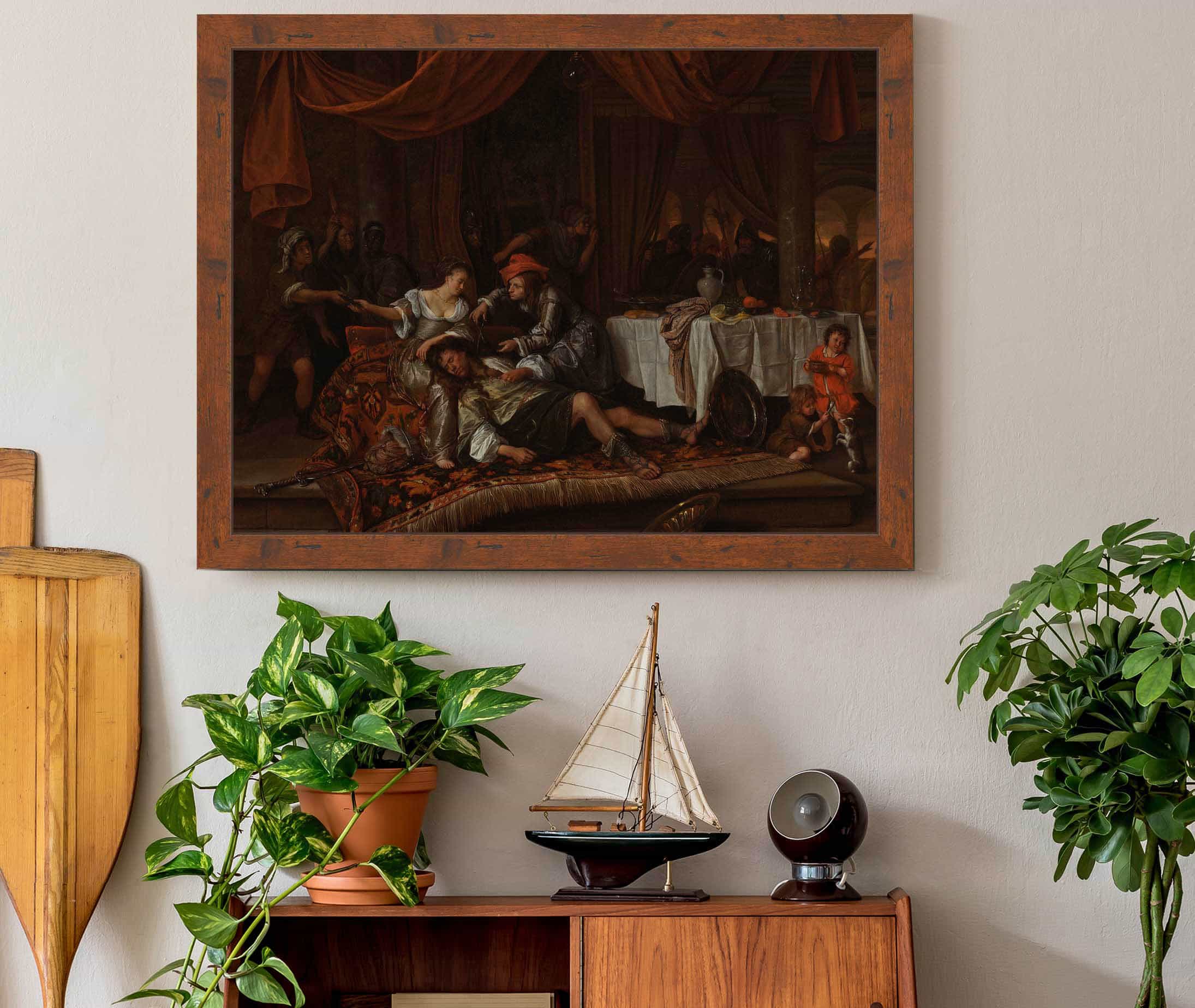 Samson And Delilah by Jan Steen