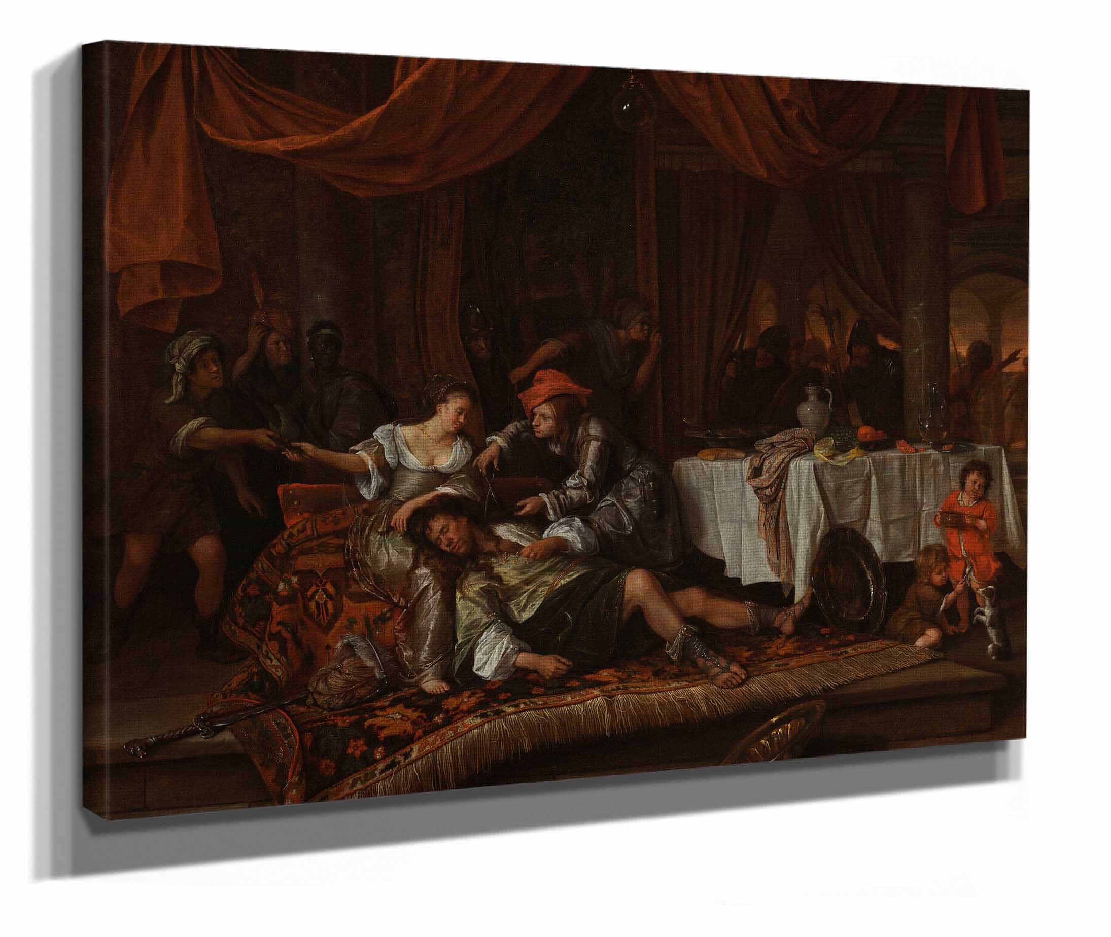 Samson And Delilah by Jan Steen