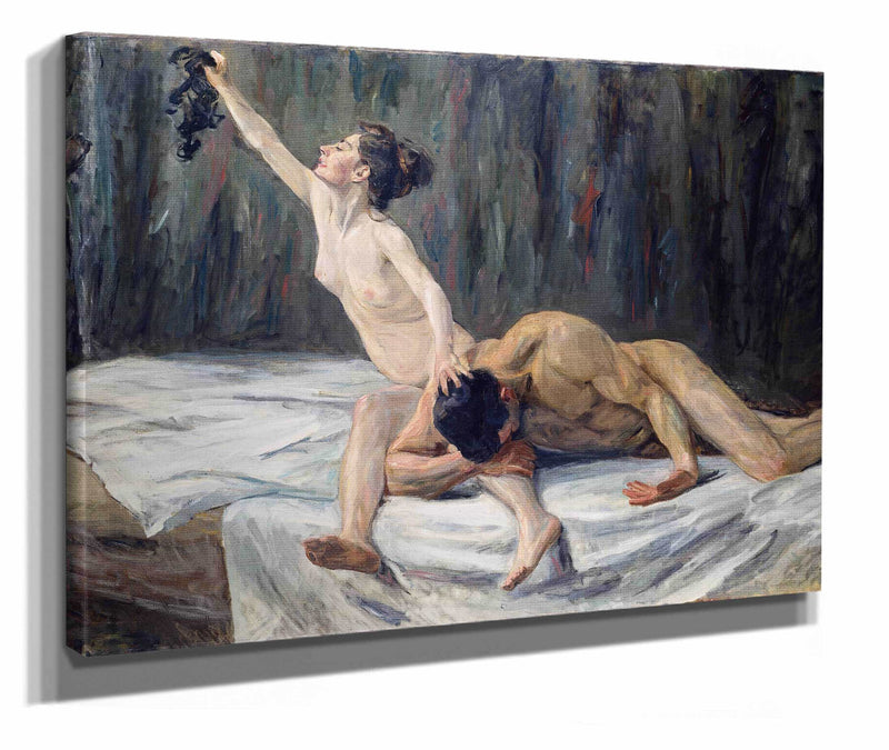 Samson And Delilah by Max Liebermann