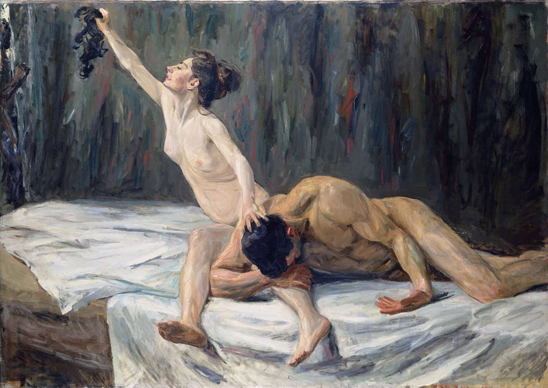 Samson And Delilah by Max Liebermann