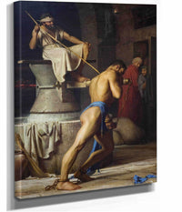 Samson And The Philistines by Carl Bloch