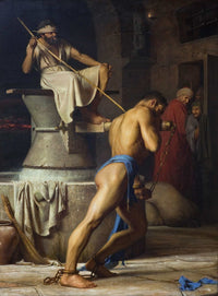 Samson And The Philistines by Carl Bloch