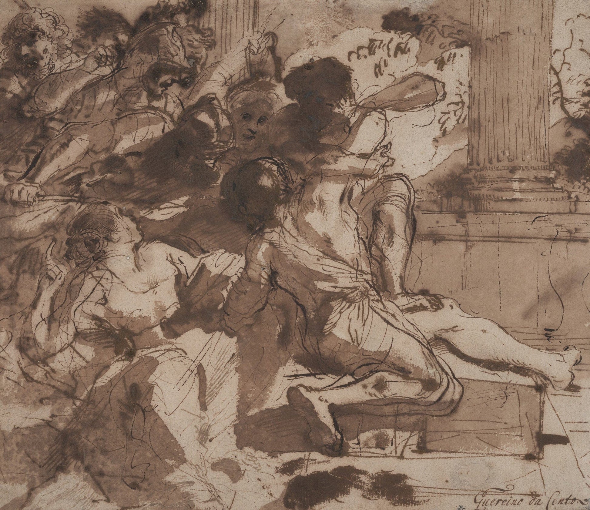 Samson Captured By The Philistines by Guercino