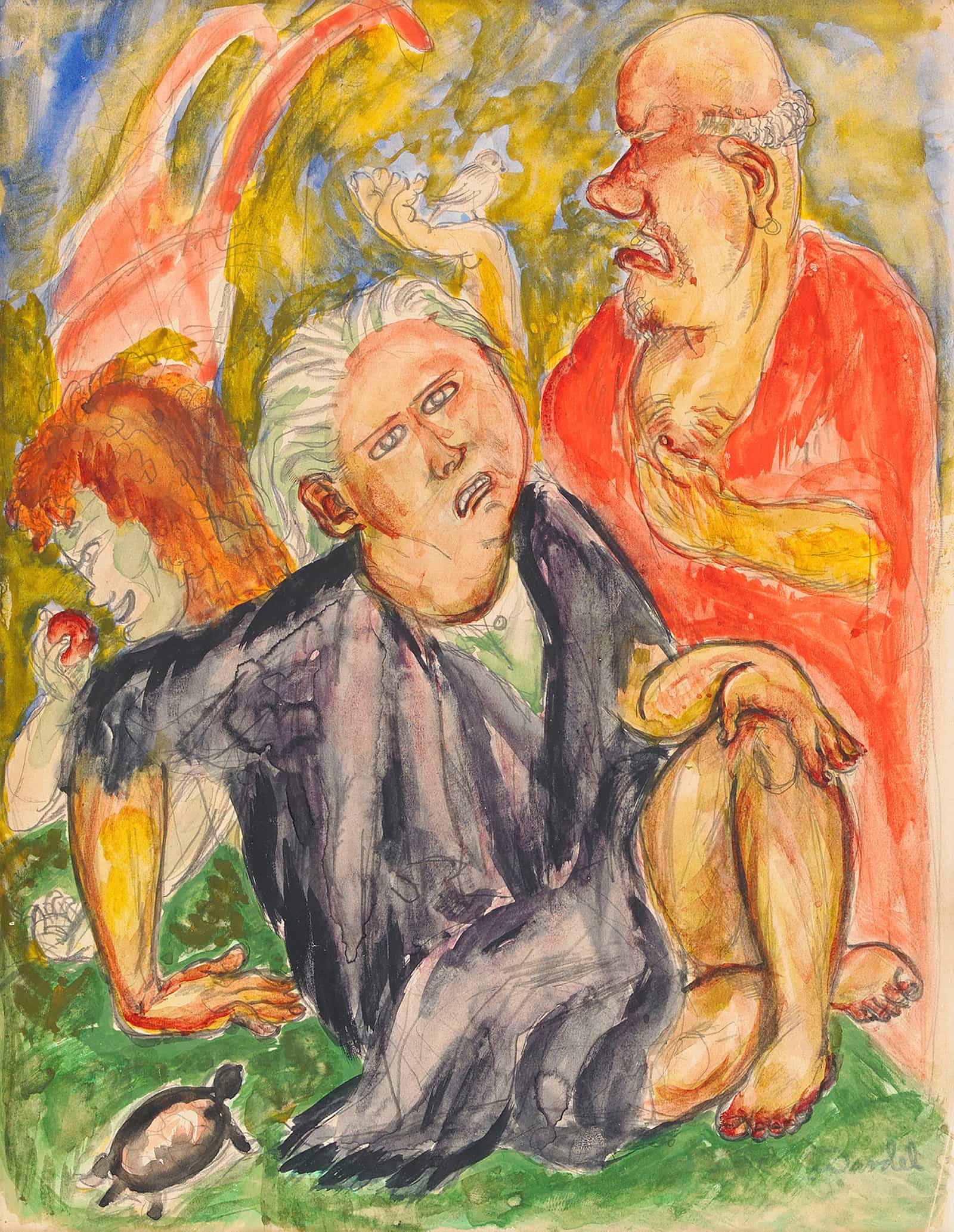 Samtal by Nils Dardel