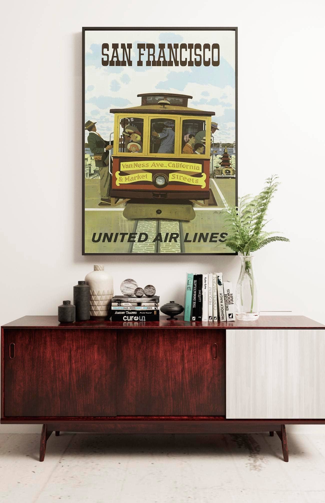 San Francisco Cable Car United Air Lines