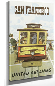 San Francisco Cable Car United Air Lines