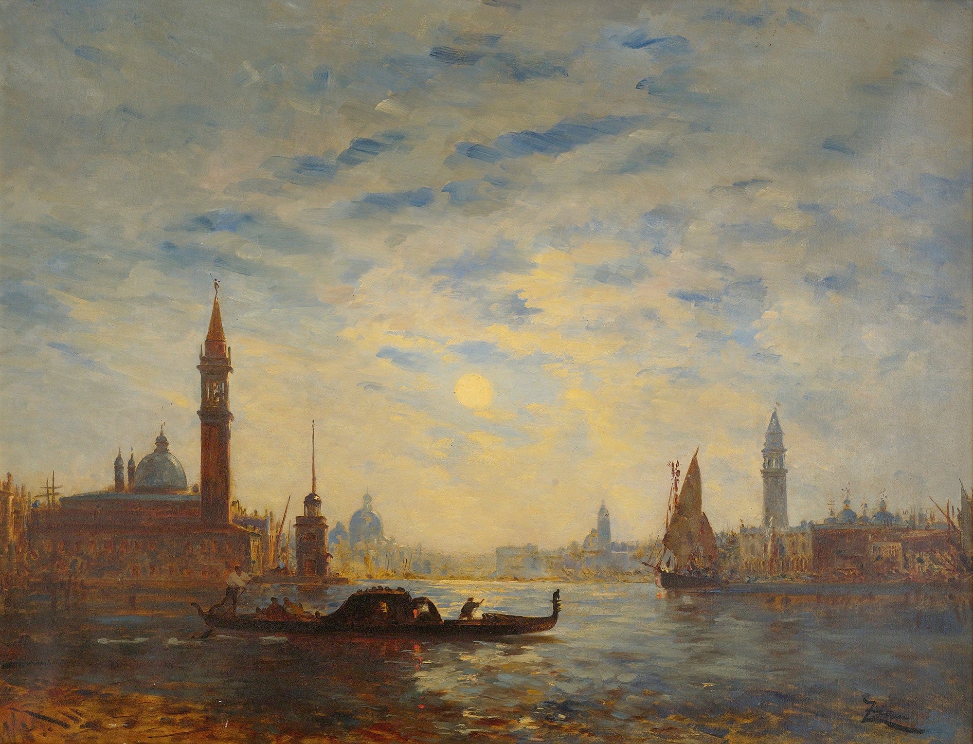 San Giorgio by Felix Ziem