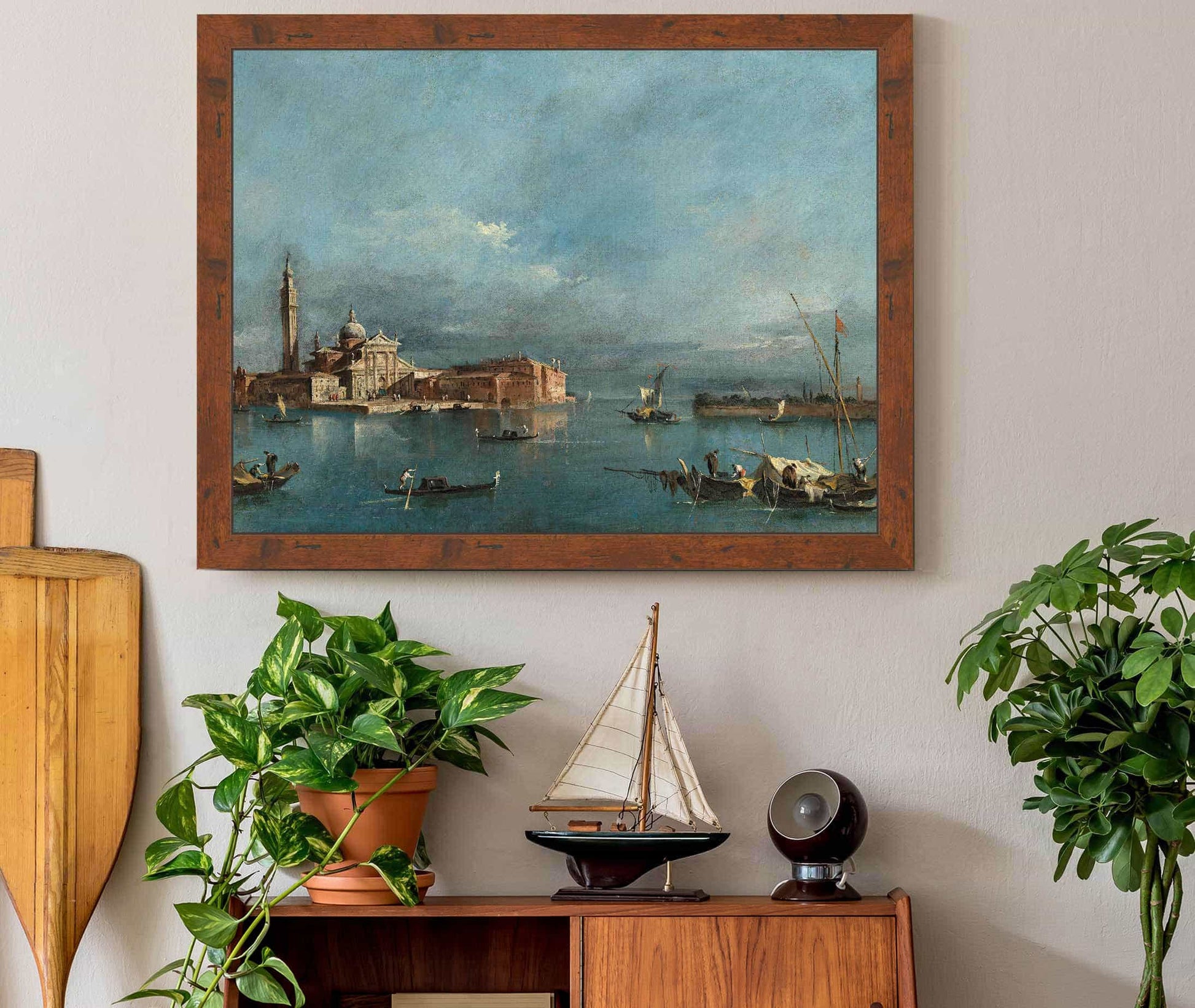 San Giorgio Maggiore With The Punta Del Giudecca by Francesco Guardi