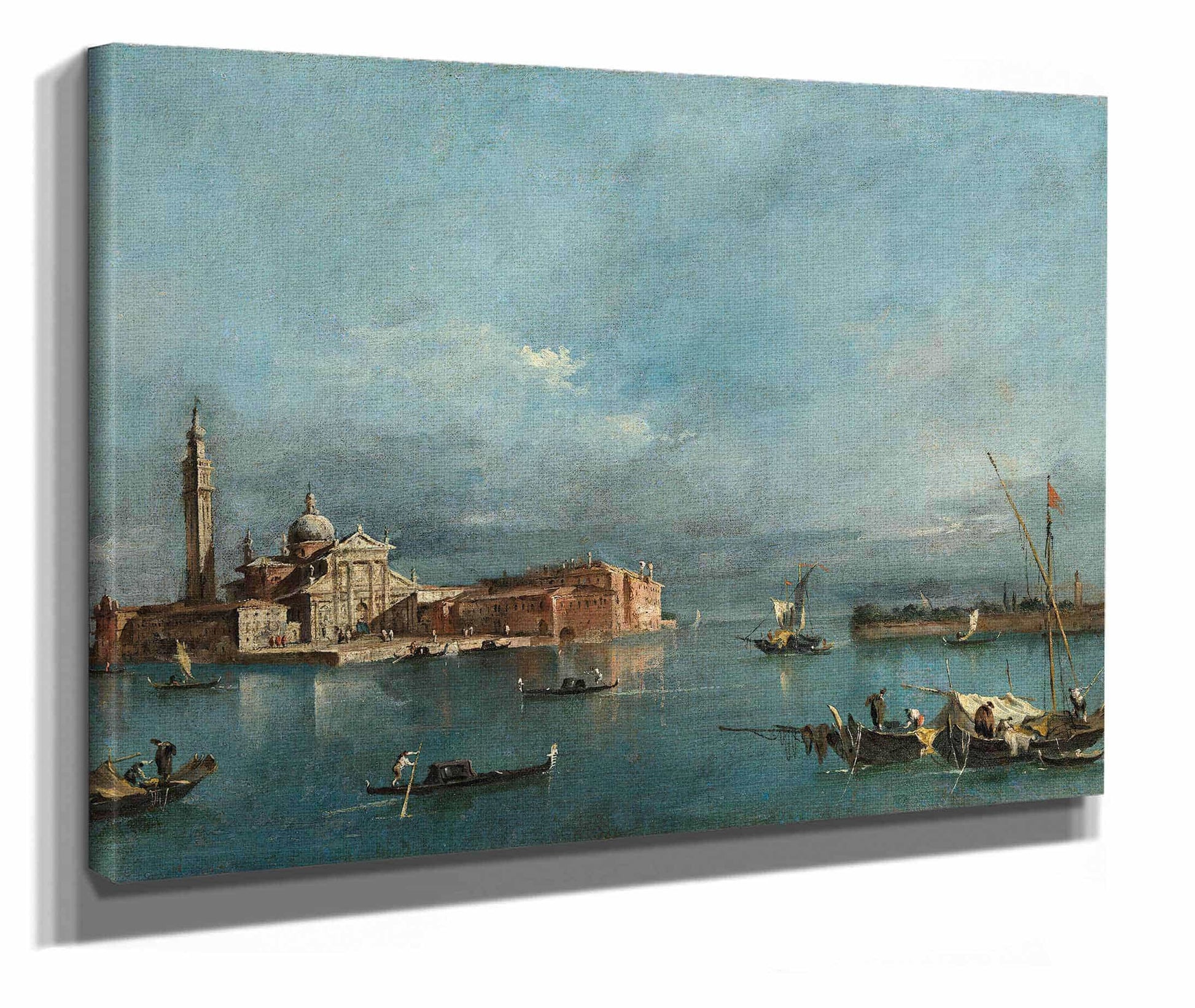 San Giorgio Maggiore With The Punta Del Giudecca by Francesco Guardi