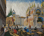 San Marco From The Piazetta by Jules Schmalzigaug