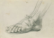 Sandalenstudie Zu Rudiger Und Angelika by Johann Peter Krafft