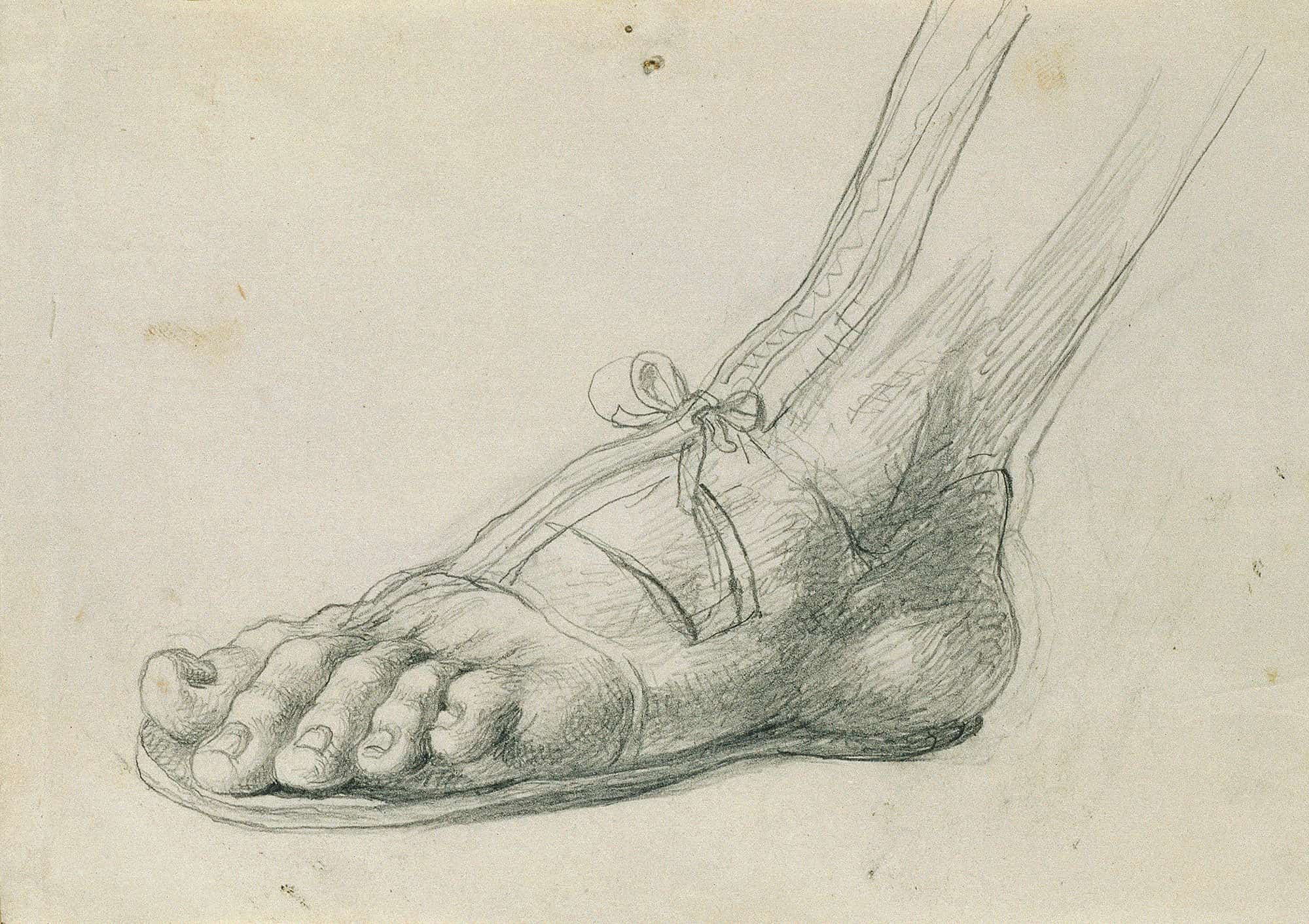 Sandalenstudie Zu Rudiger Und Angelika by Johann Peter Krafft