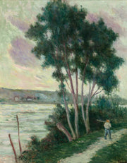 Sandrecourt Le Chemin Au Bord De La Riviere by Maximilien Luce
