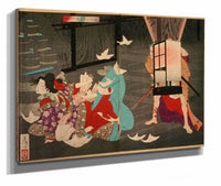 Sano Jirozaemon Murdering A Courtesan by Tsukioka Yoshitoshi