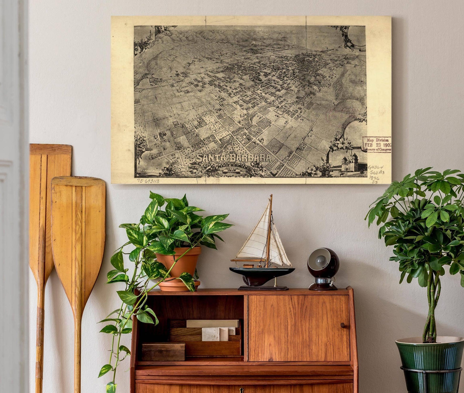 Santa Barbara California 1896  State Of California