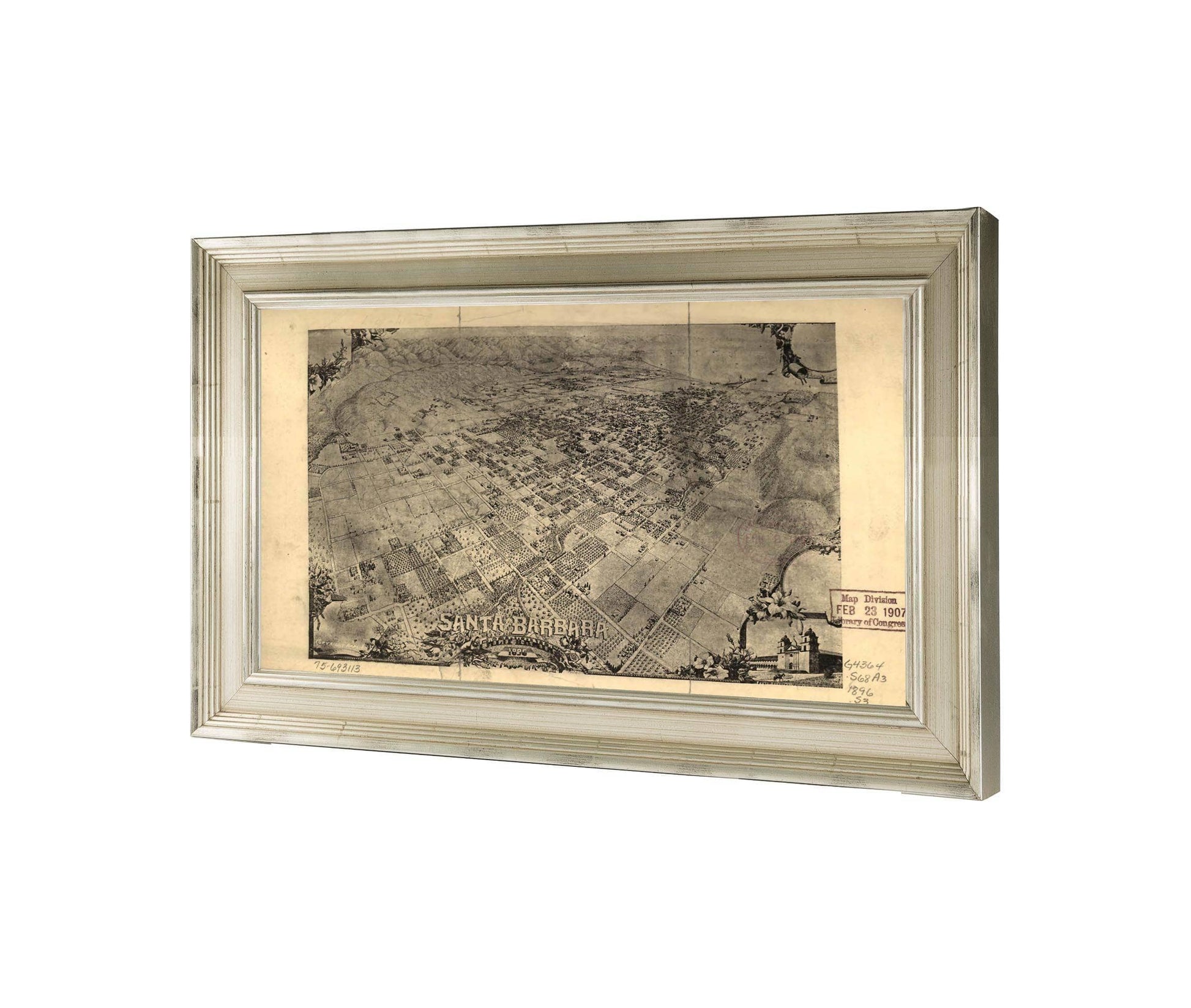 Santa Barbara California 1896  State Of California