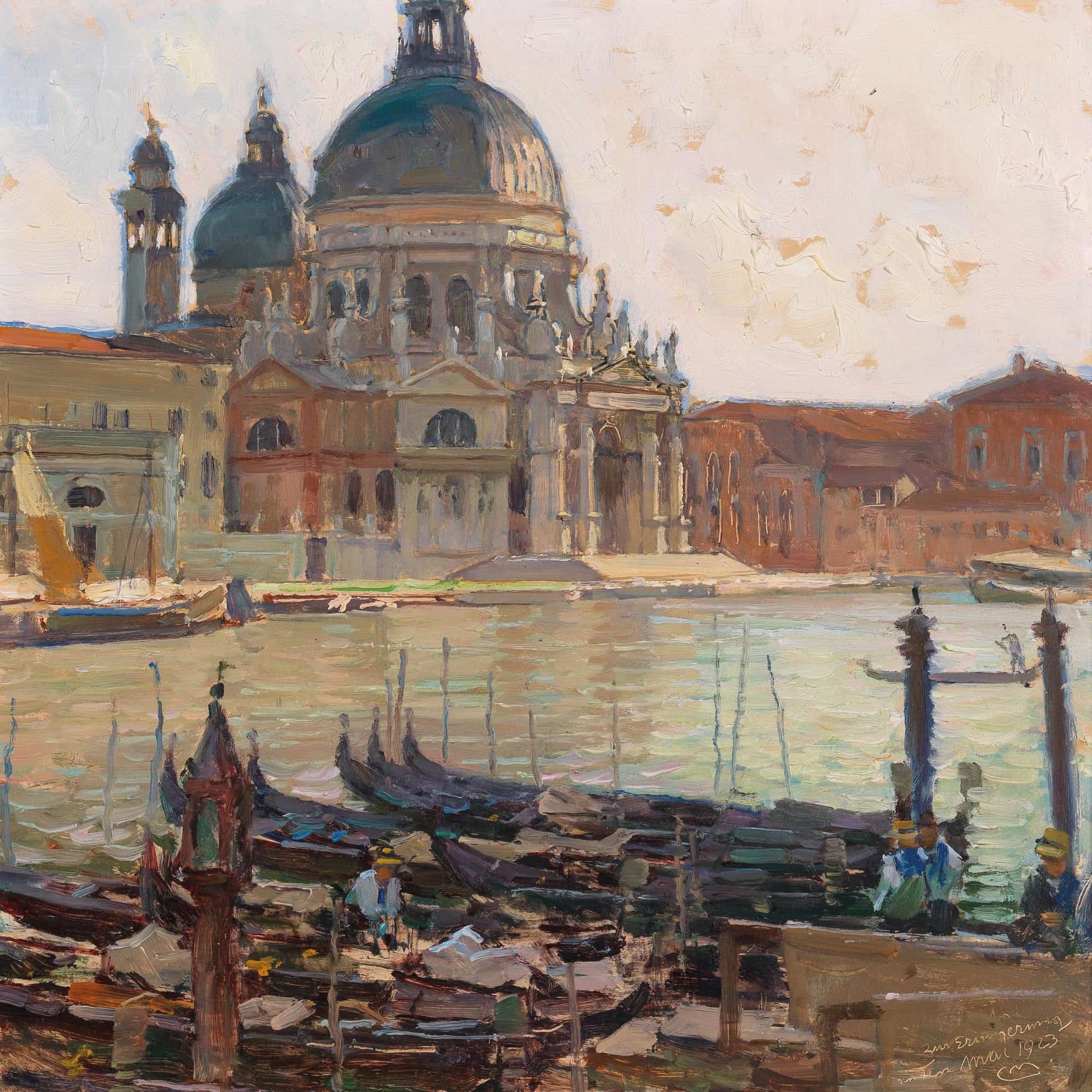 Santa Maria Della Salute Venice by Carl Moll