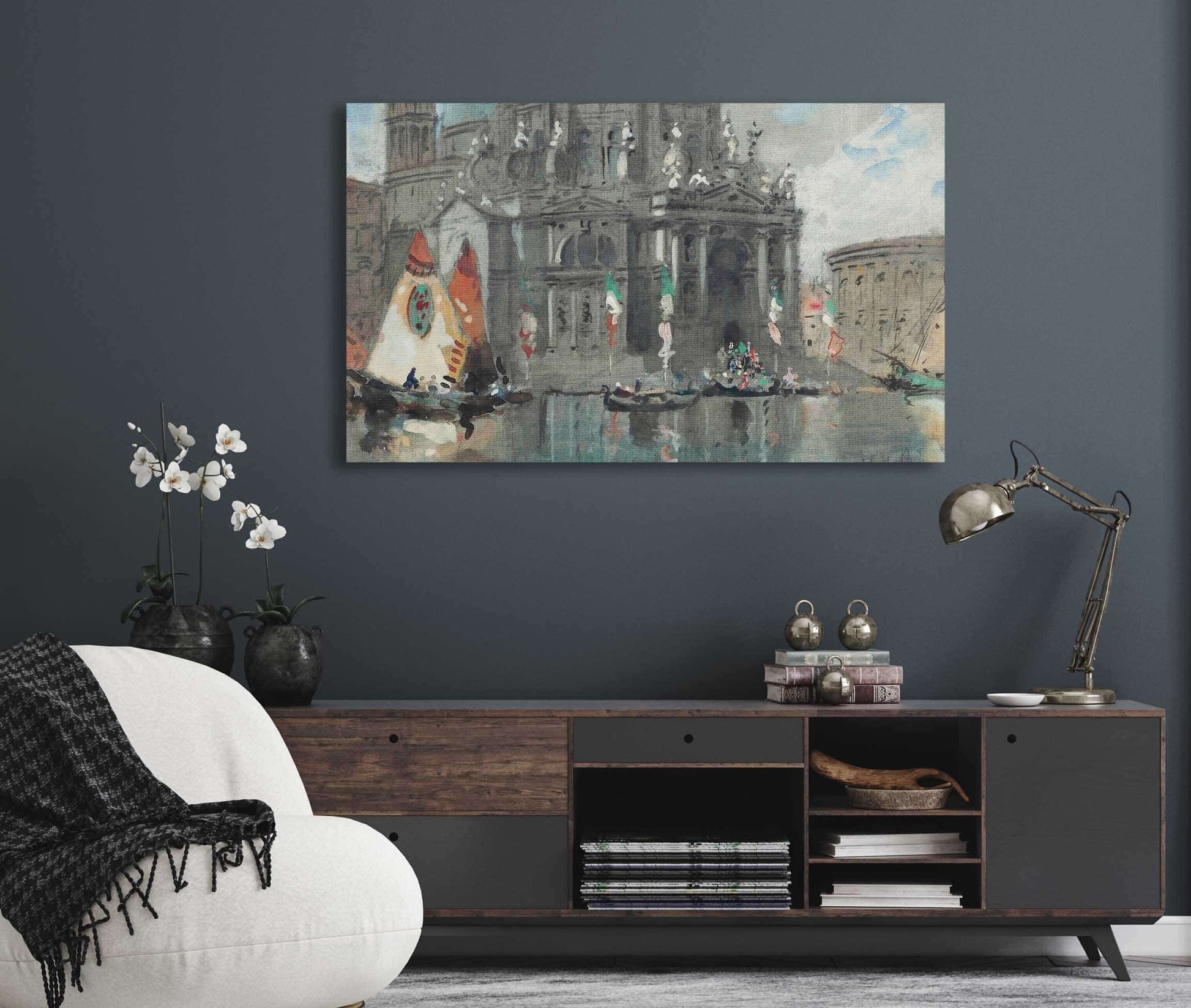 Santa Maria Della Salute Venice  by Hercules Brabazon Brabazon