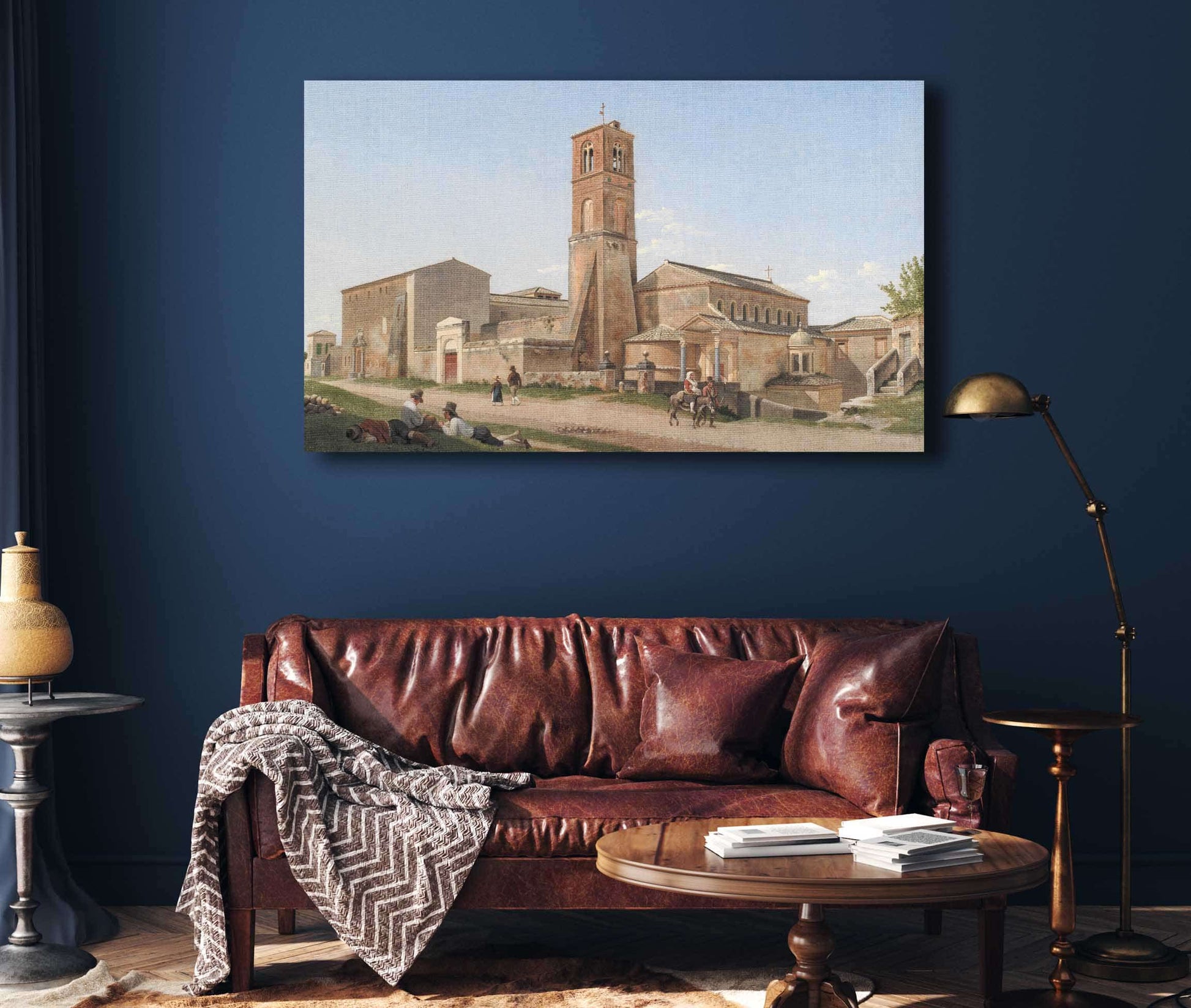 Santagnese Fuori Le Mura Rome by Christoffer Wilhelm Eckersberg