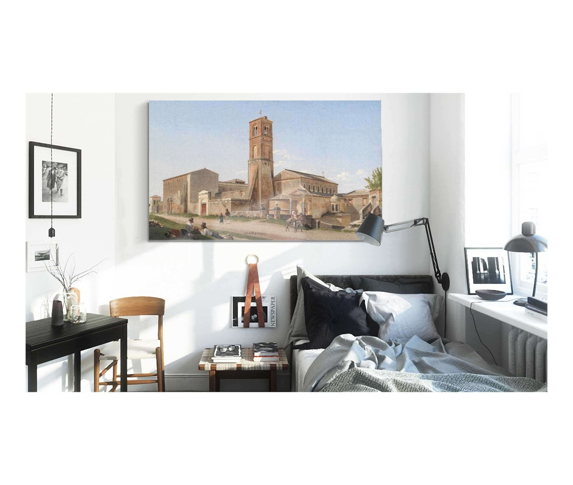 Santagnese Fuori Le Mura Rome by Christoffer Wilhelm Eckersberg