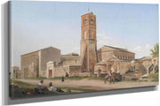 Santagnese Fuori Le Mura Rome by Christoffer Wilhelm Eckersberg