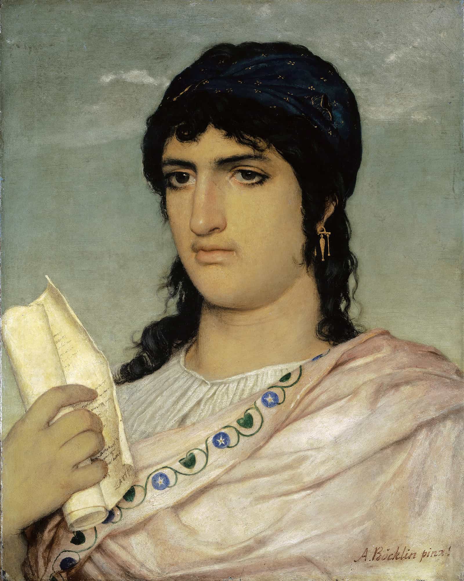 Sappho by Arnold Bocklin