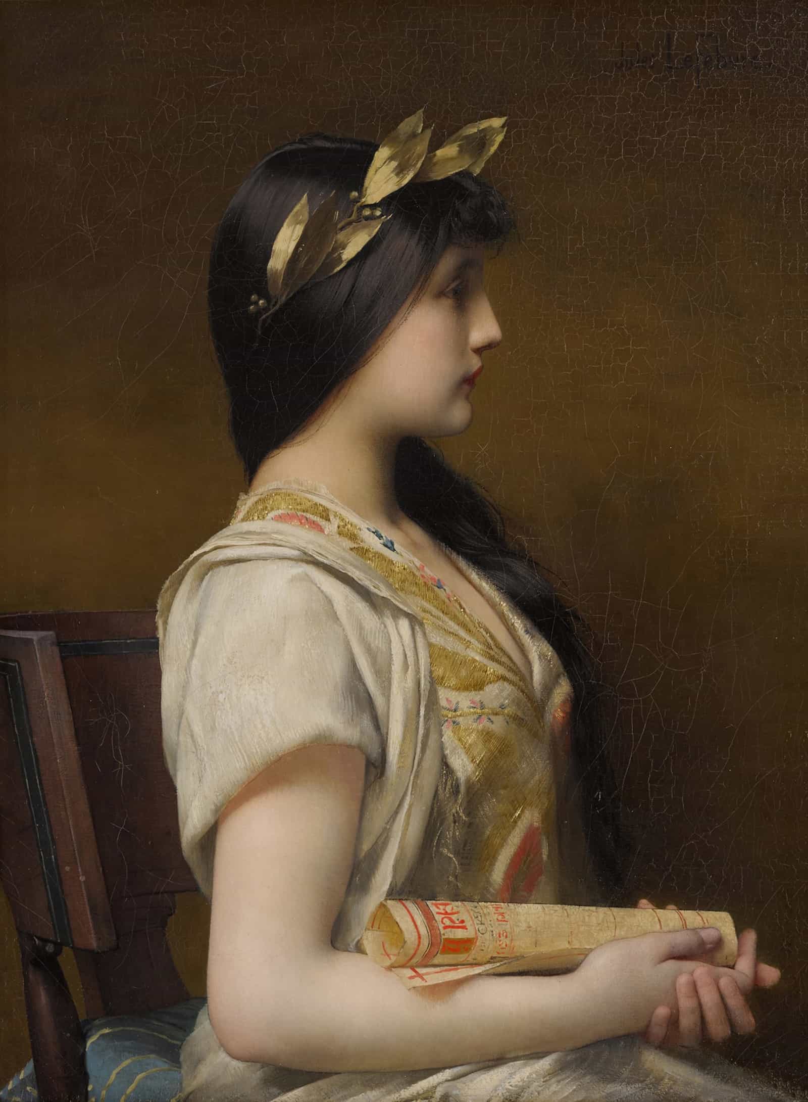 Sappho by Jules Joseph Lefebvre