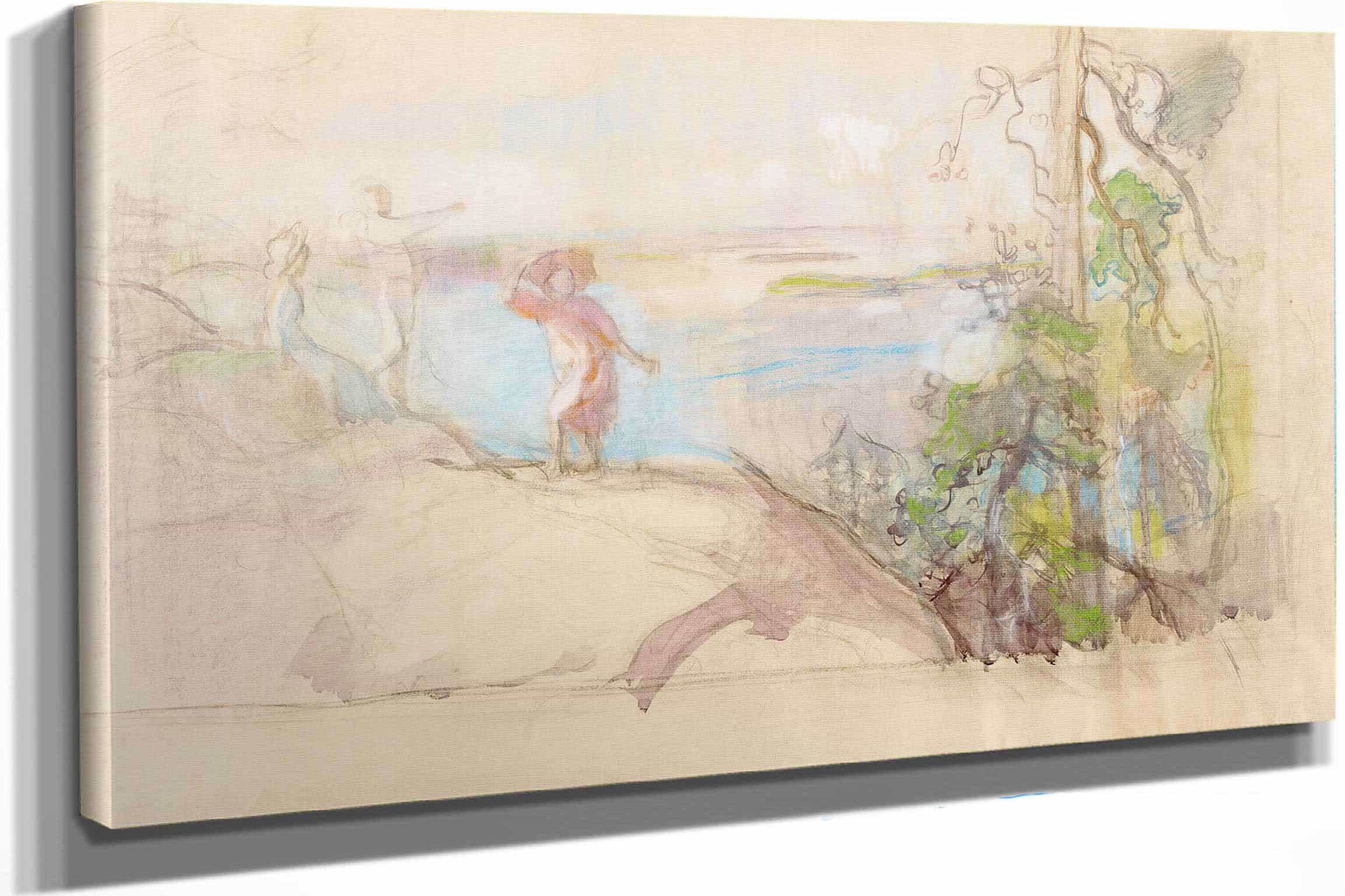 Sarvikallio Sketch  by Eero Jarnefelt