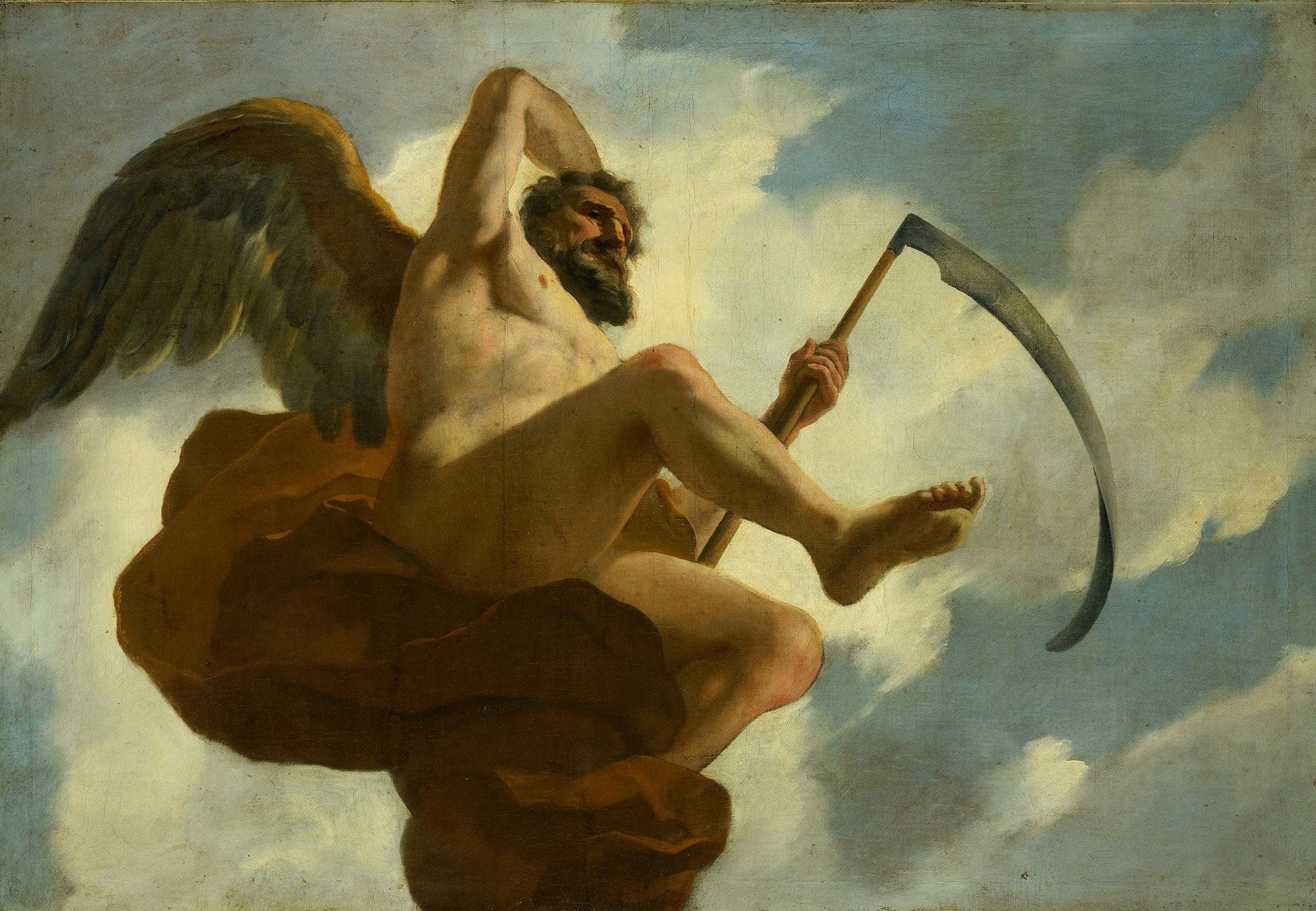 Saturnus Allegorische Voorstelling Van De Verzorging Van Leprozen En Onnozelen by Gerard De Lairesse