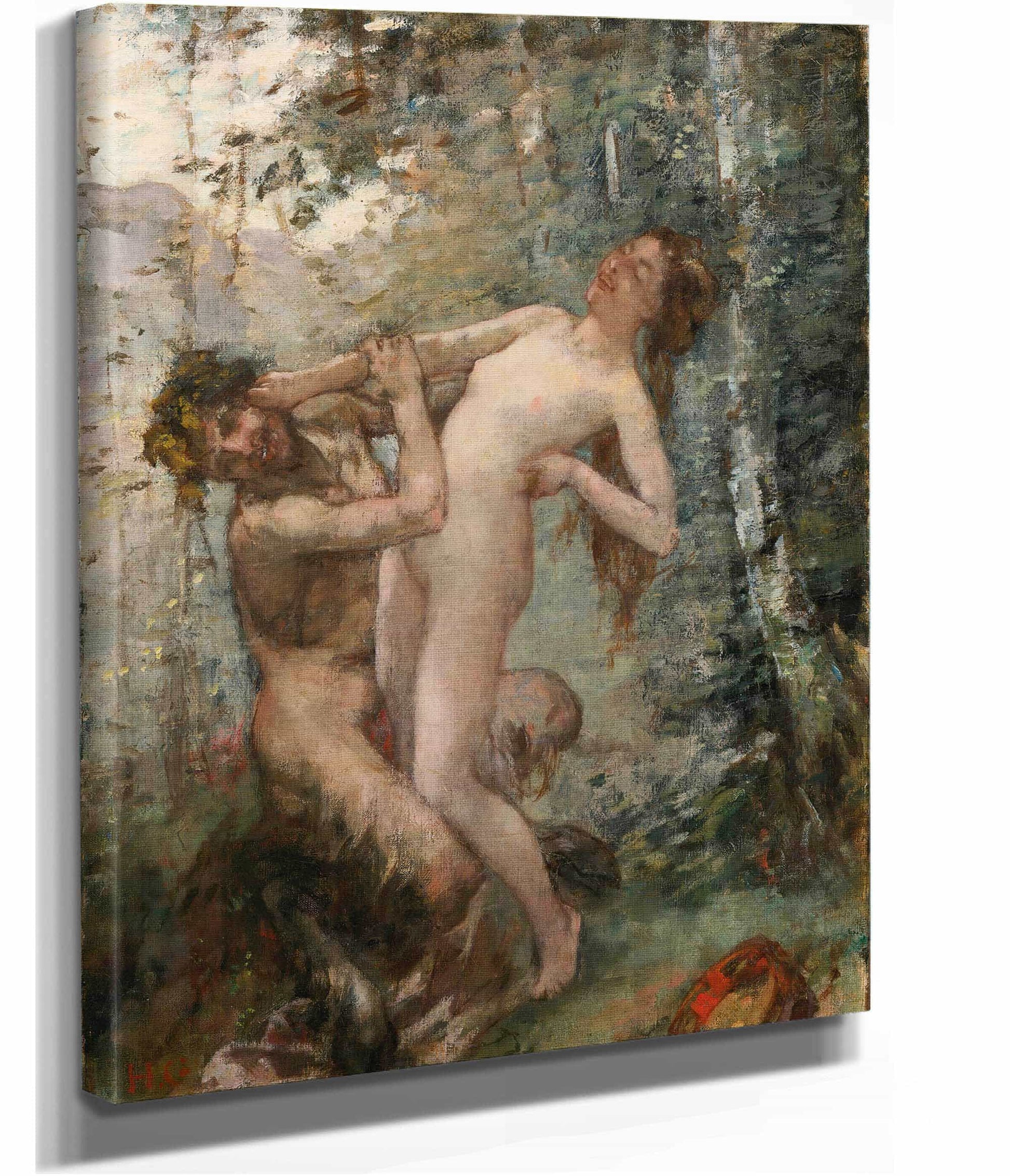 Satyre Et Baccante by Henri Gervex