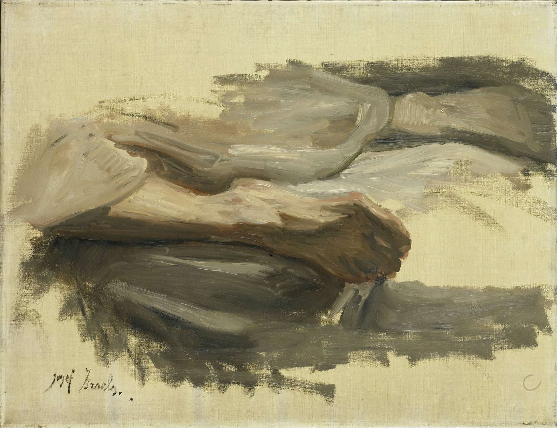 Sauls Legs by Jozef Israels