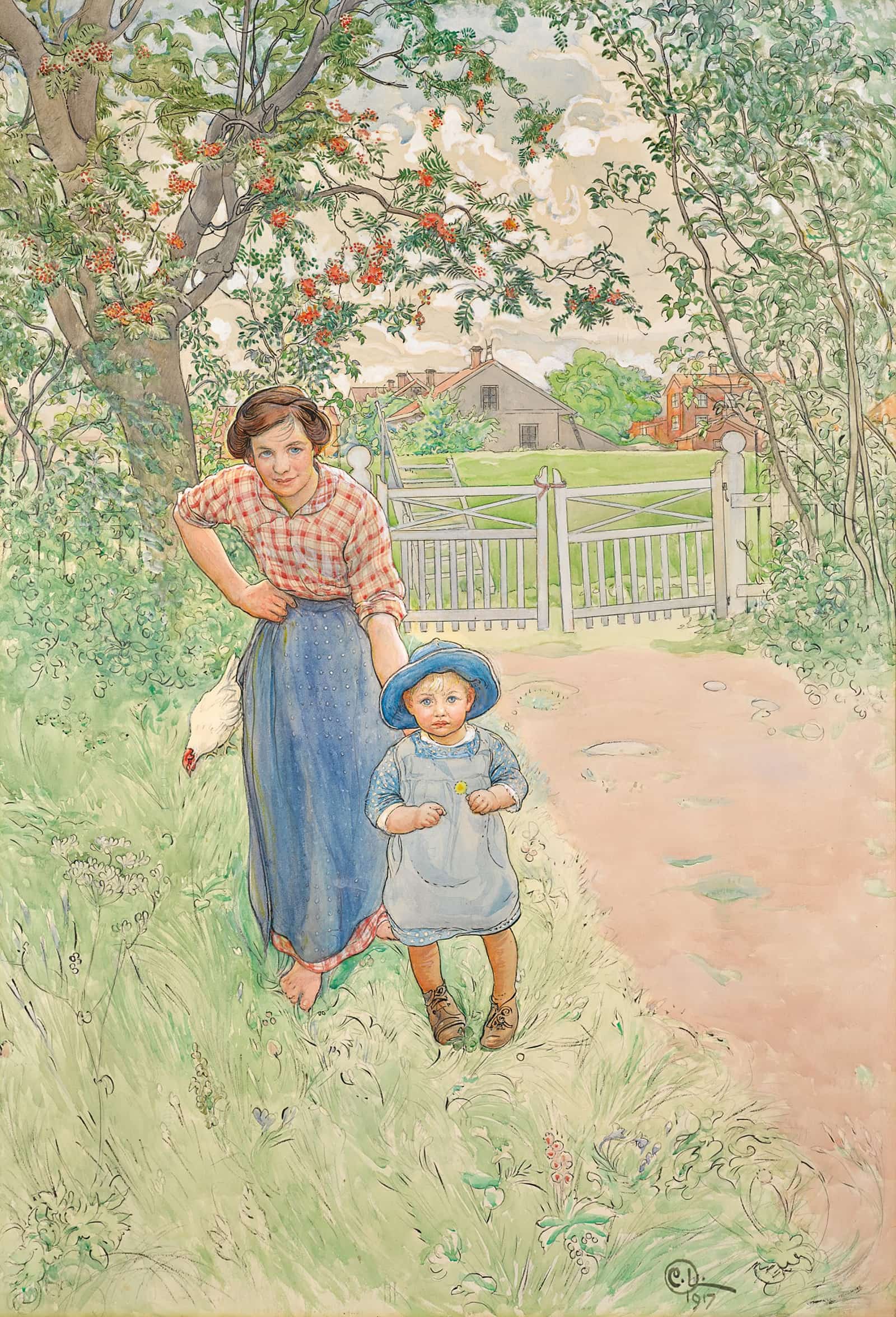 Say Hello To The Gentleman by Carl Larsson
