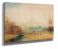 Scarborough Town And Castle Morning Boys Catching Crabs by Joseph Mallord William Turner