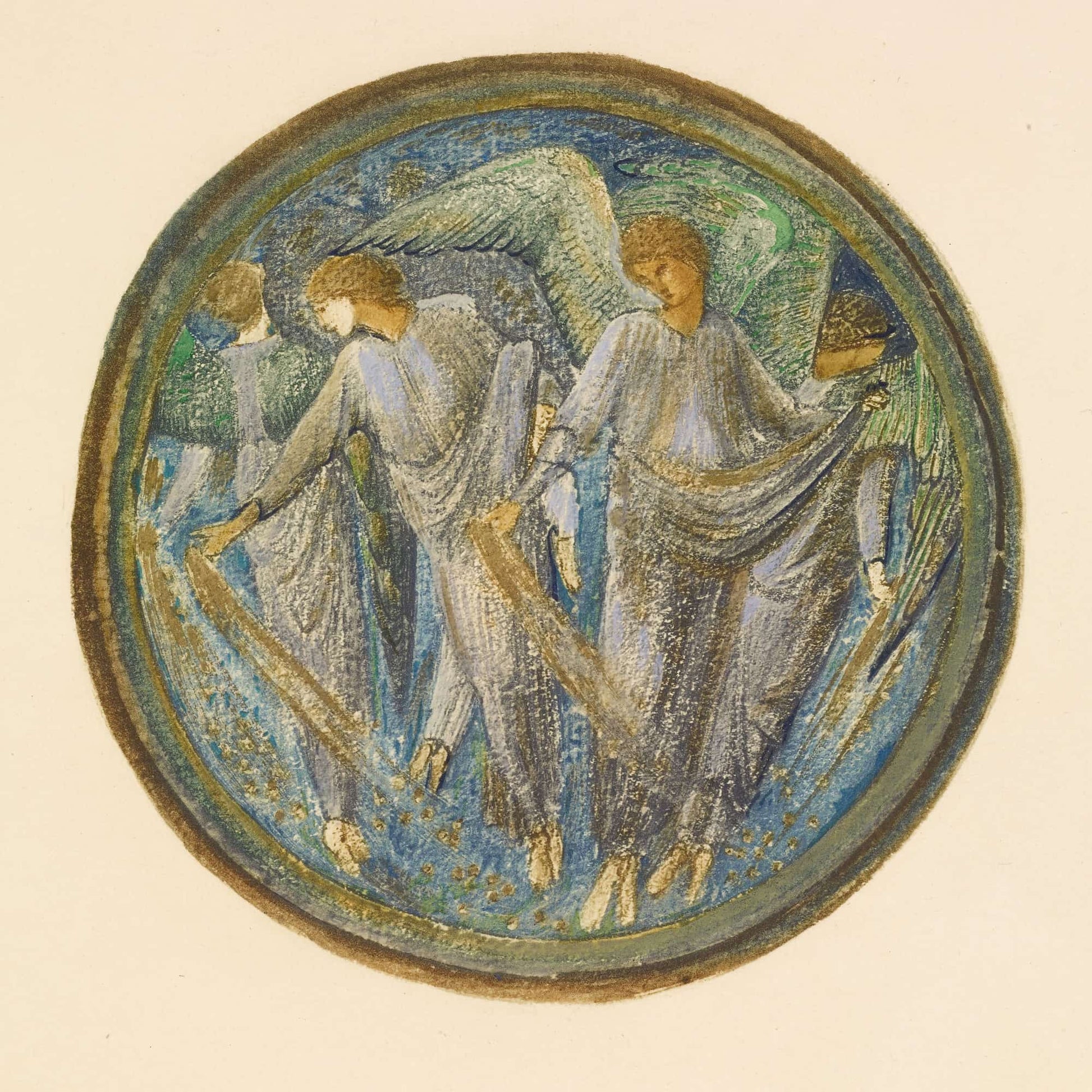 Scattered Starwort by Sir Edward Coley Burne Jones