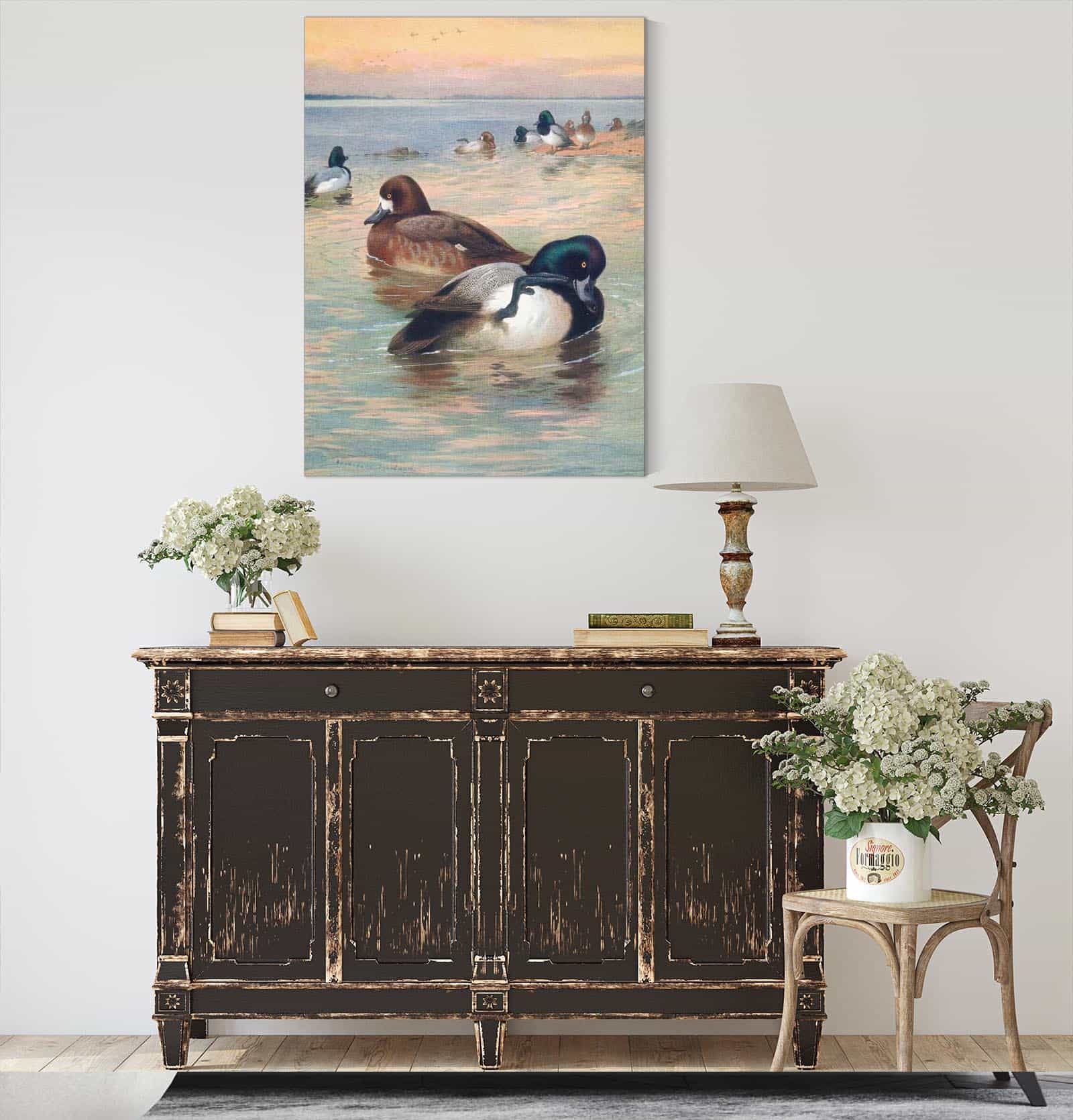 Scaup Duck by Archibald Thorburn