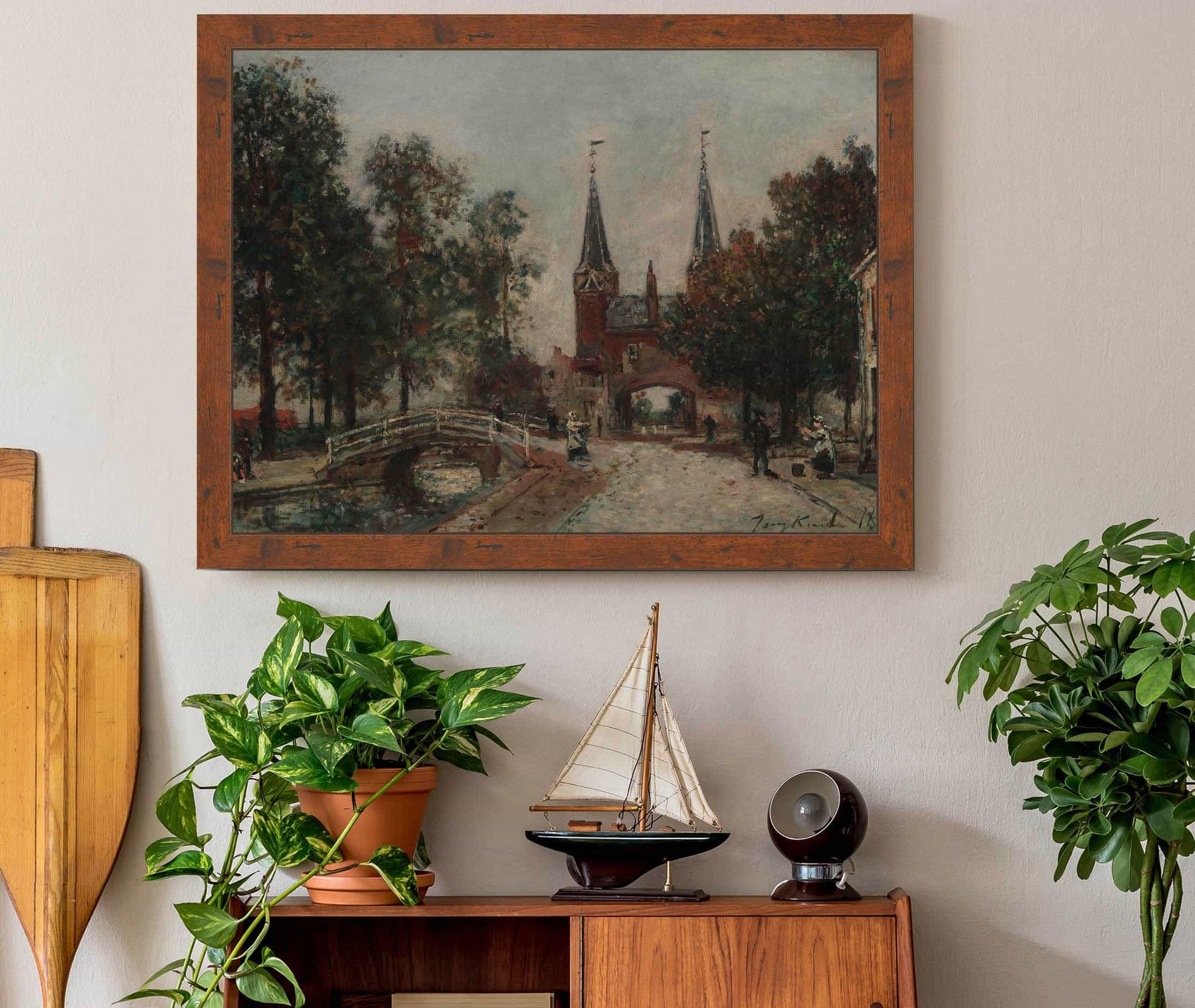 Scene At Delft by Johan Barthold Jongkind