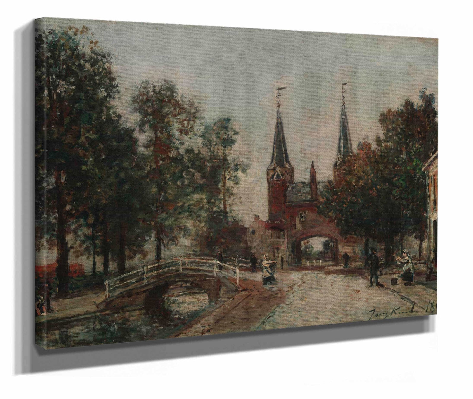 Scene At Delft by Johan Barthold Jongkind