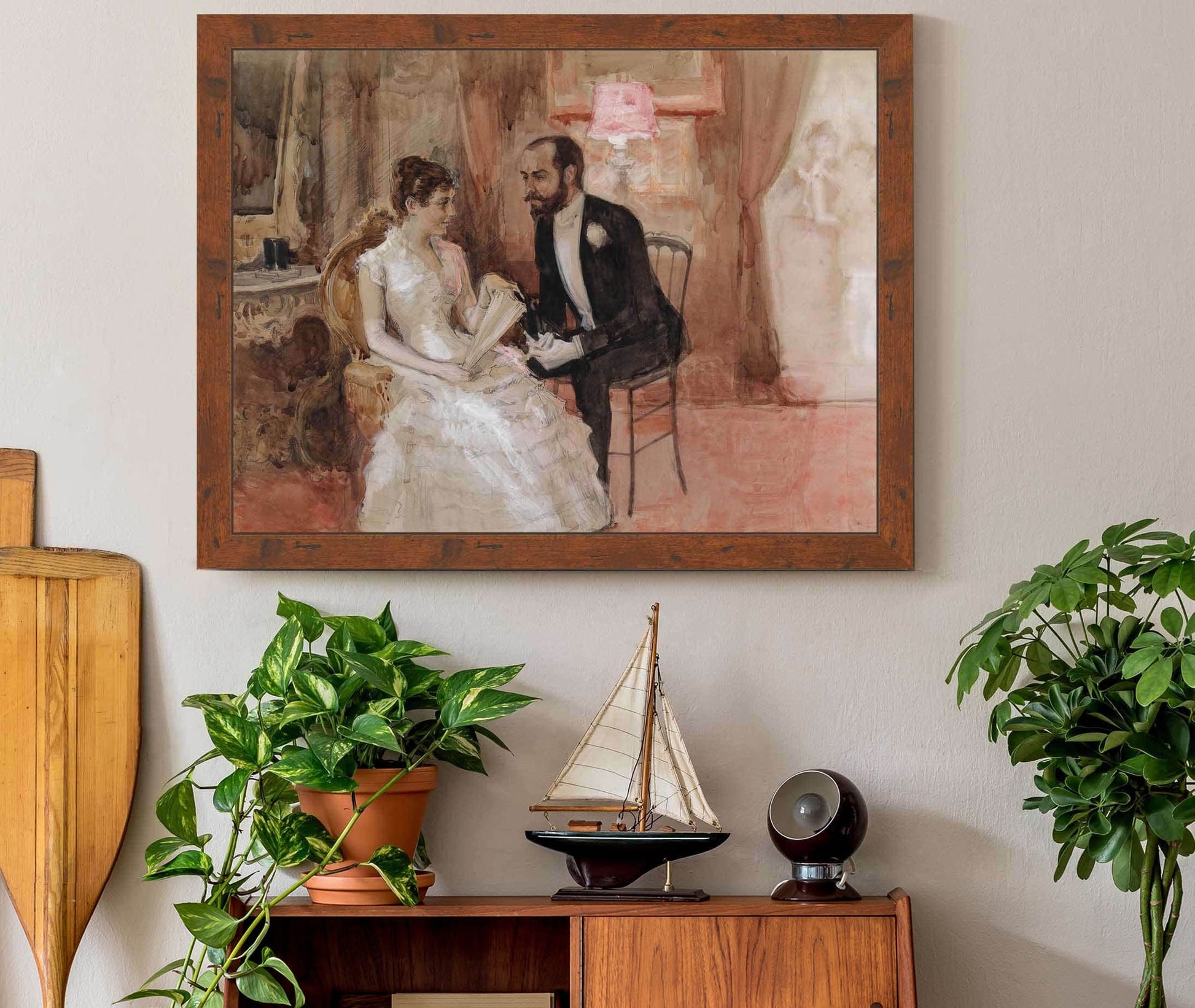 Scene At The Ball by Albert Edelfelt