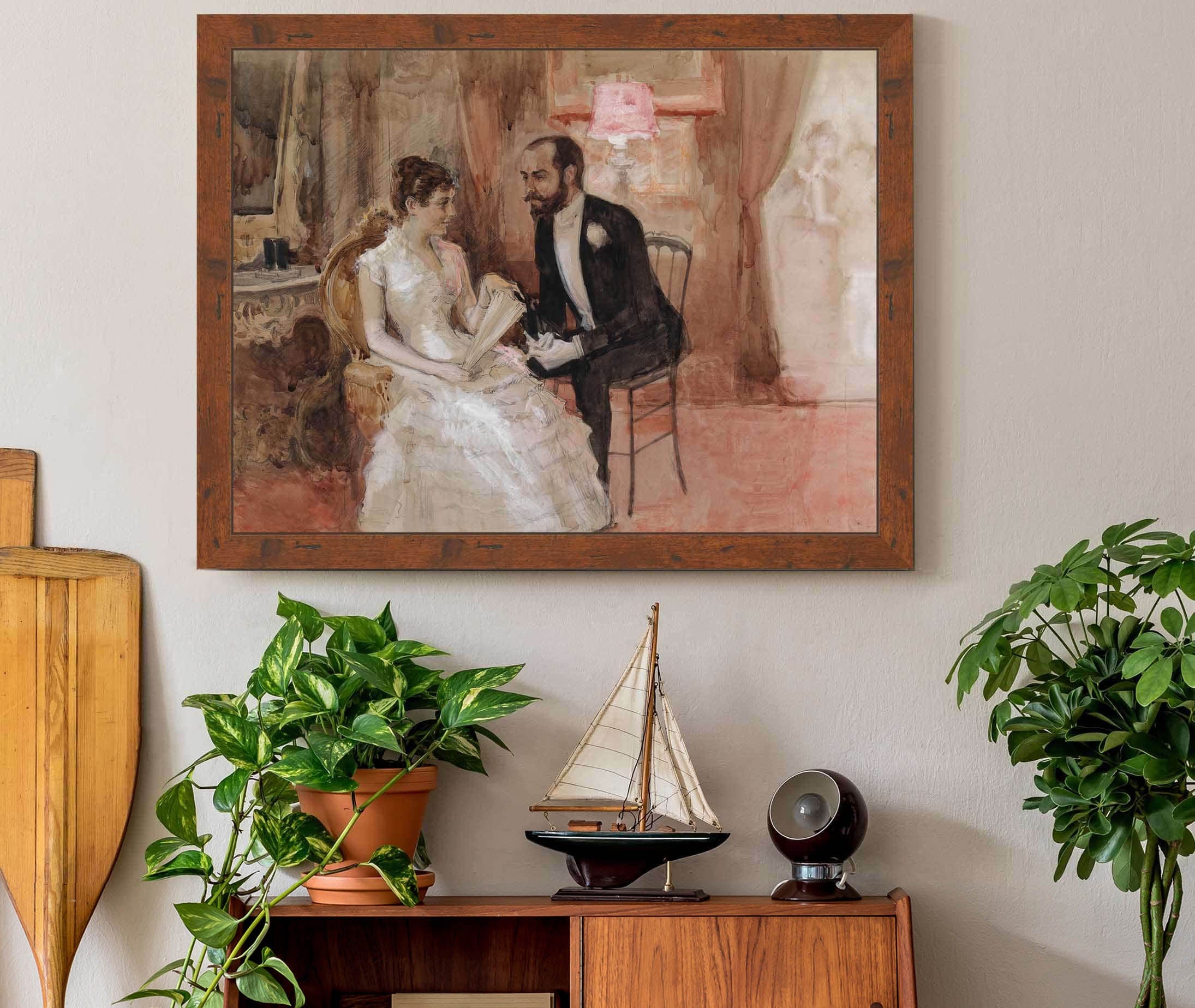 Scene At The Ball by Albert Edelfelt