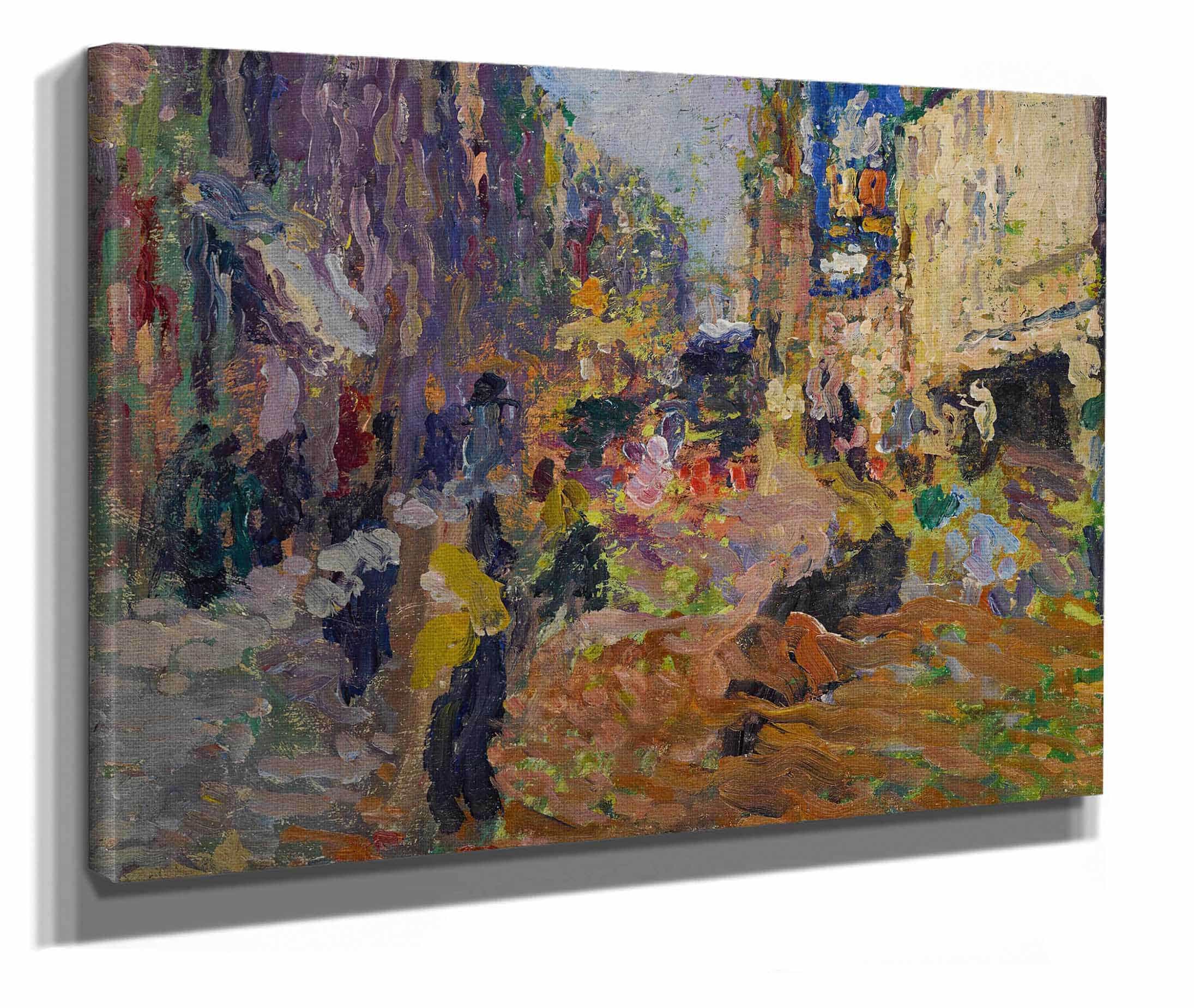 Scene De Rue by Henri Martin