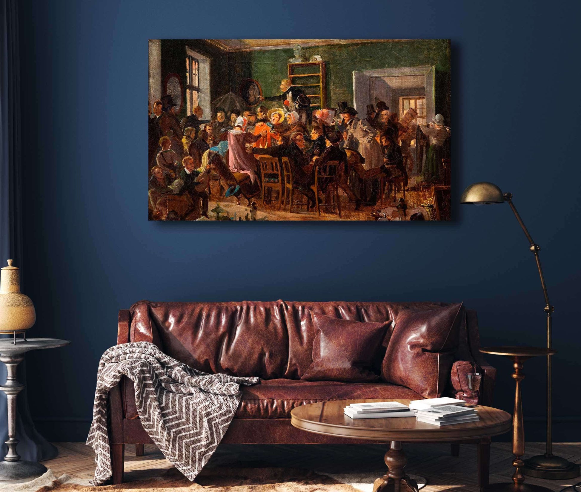 Scene From An Auction by Wilhelm Marstrand