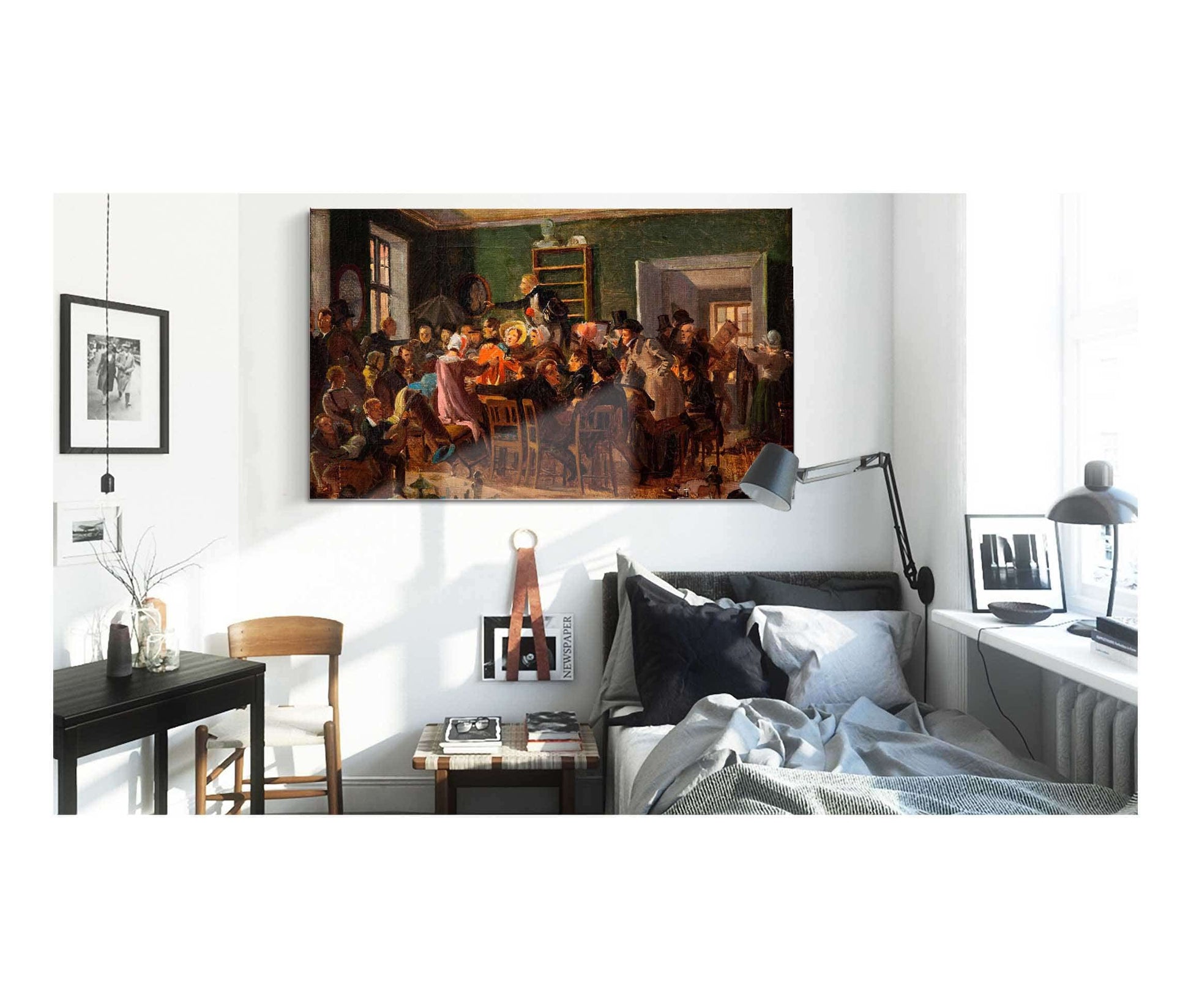 Scene From An Auction by Wilhelm Marstrand