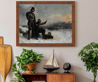 Scene From The Finnish War by Albert Edelfelt